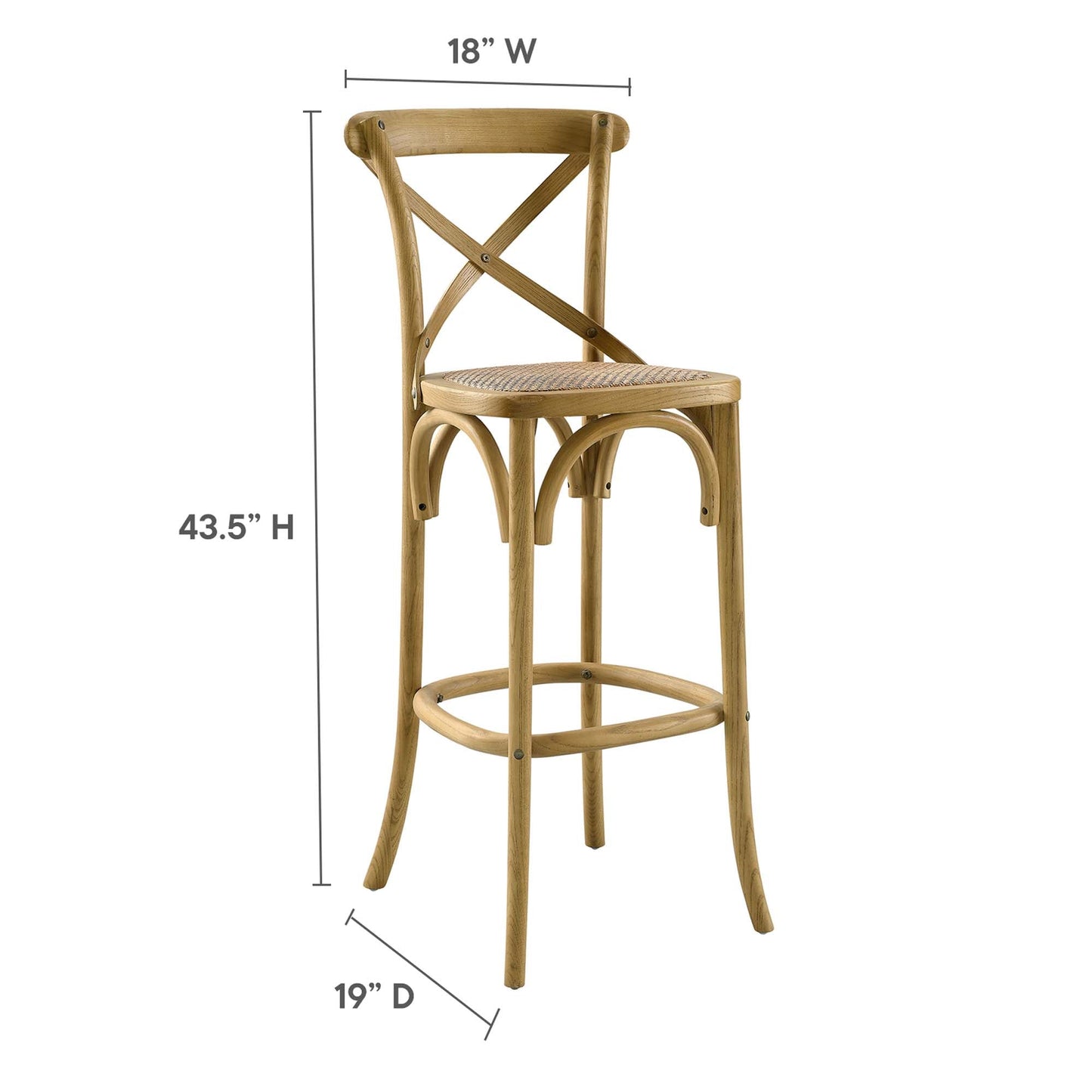 Gear Bar Stool by Modway