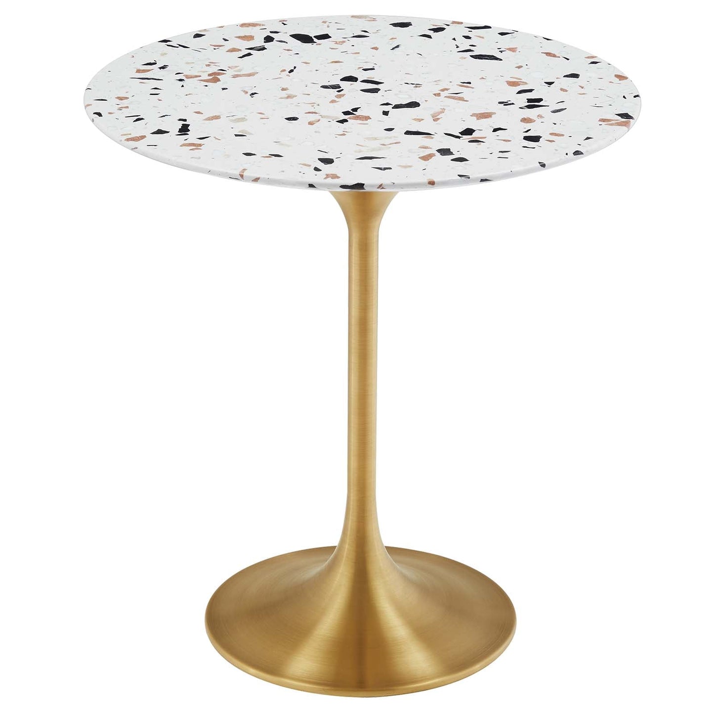 Lippa 20" Round Side Table - Terrazzo and White Options Available