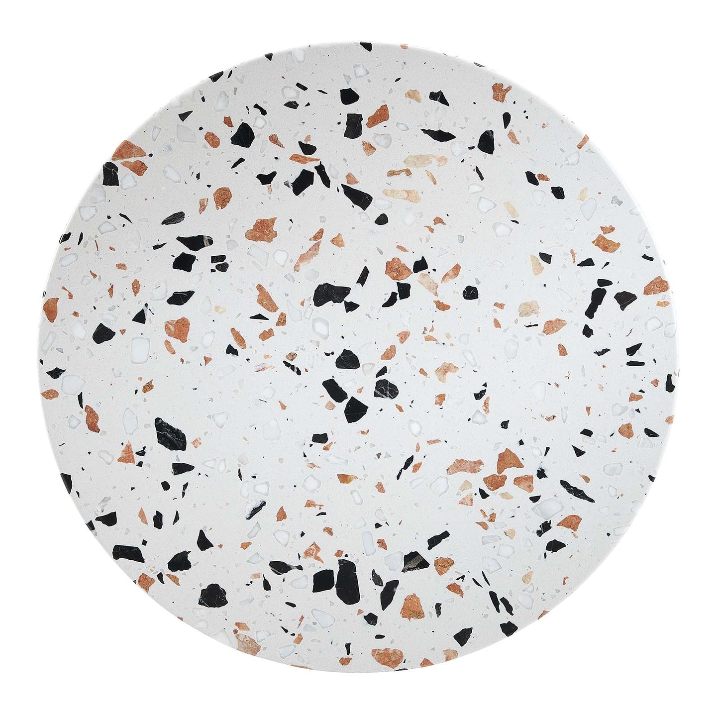 Lippa 20" Round Side Table - Terrazzo and White Options Available