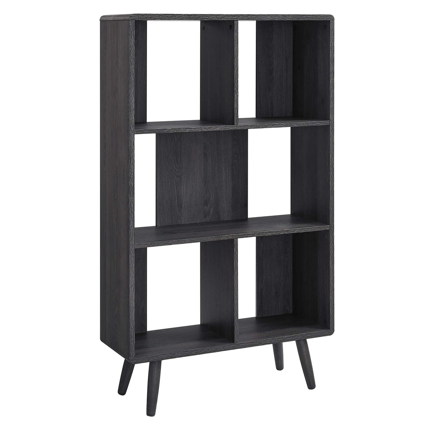 Transmit 5 Shelf Wood Grain Bookcase by Modway EEI-5743-CHA