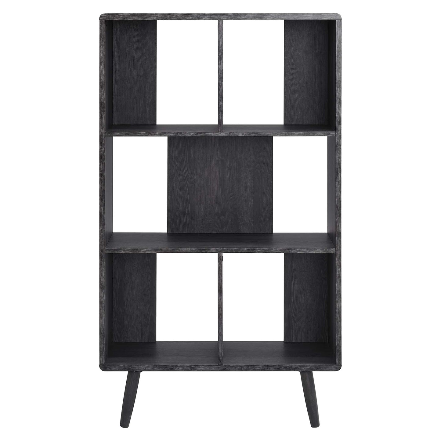 Transmit 5 Shelf Wood Grain Bookcase by Modway EEI-5743-CHA