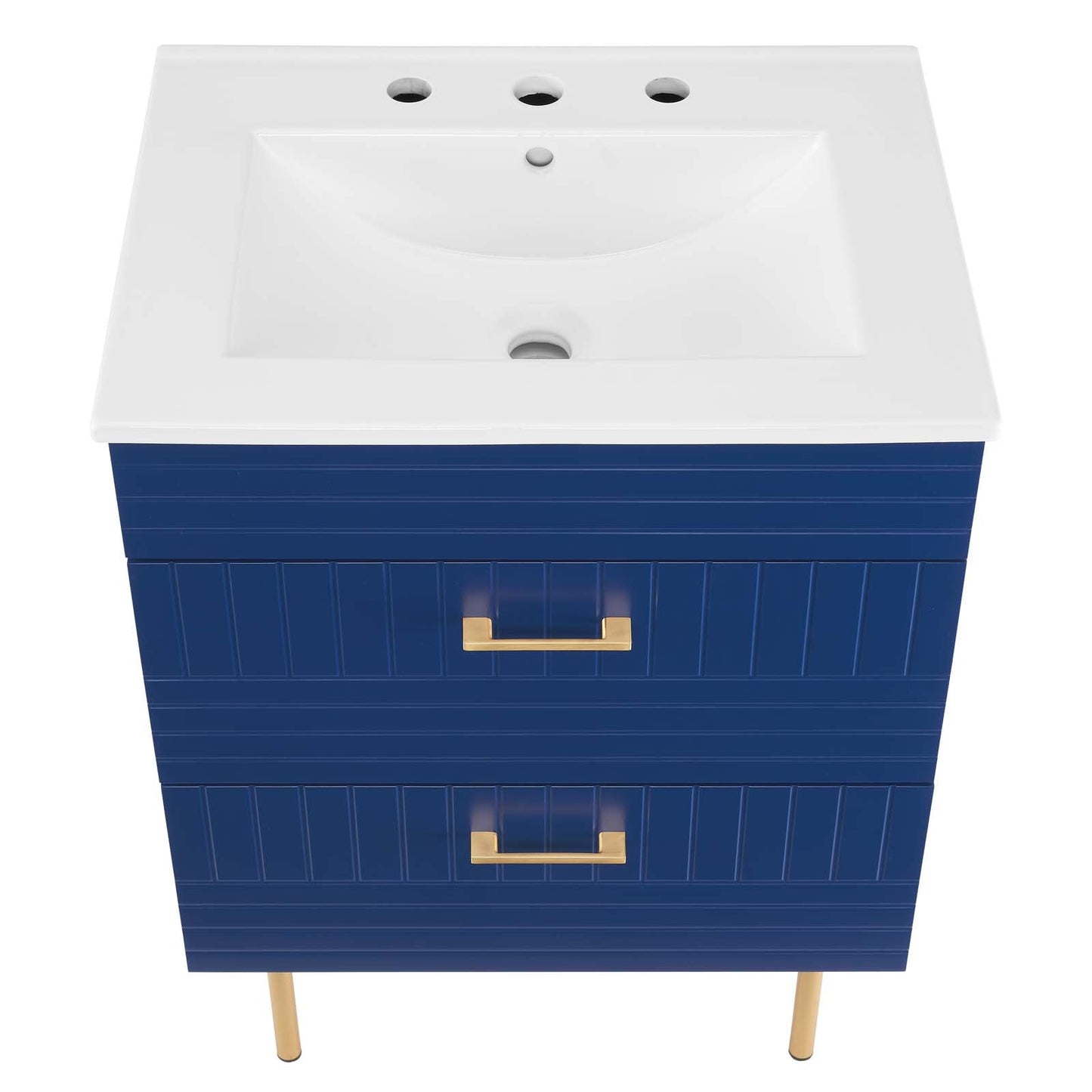 Daybreak 24" Bathroom Vanity Blue White EEI-5817-BLU-WHI