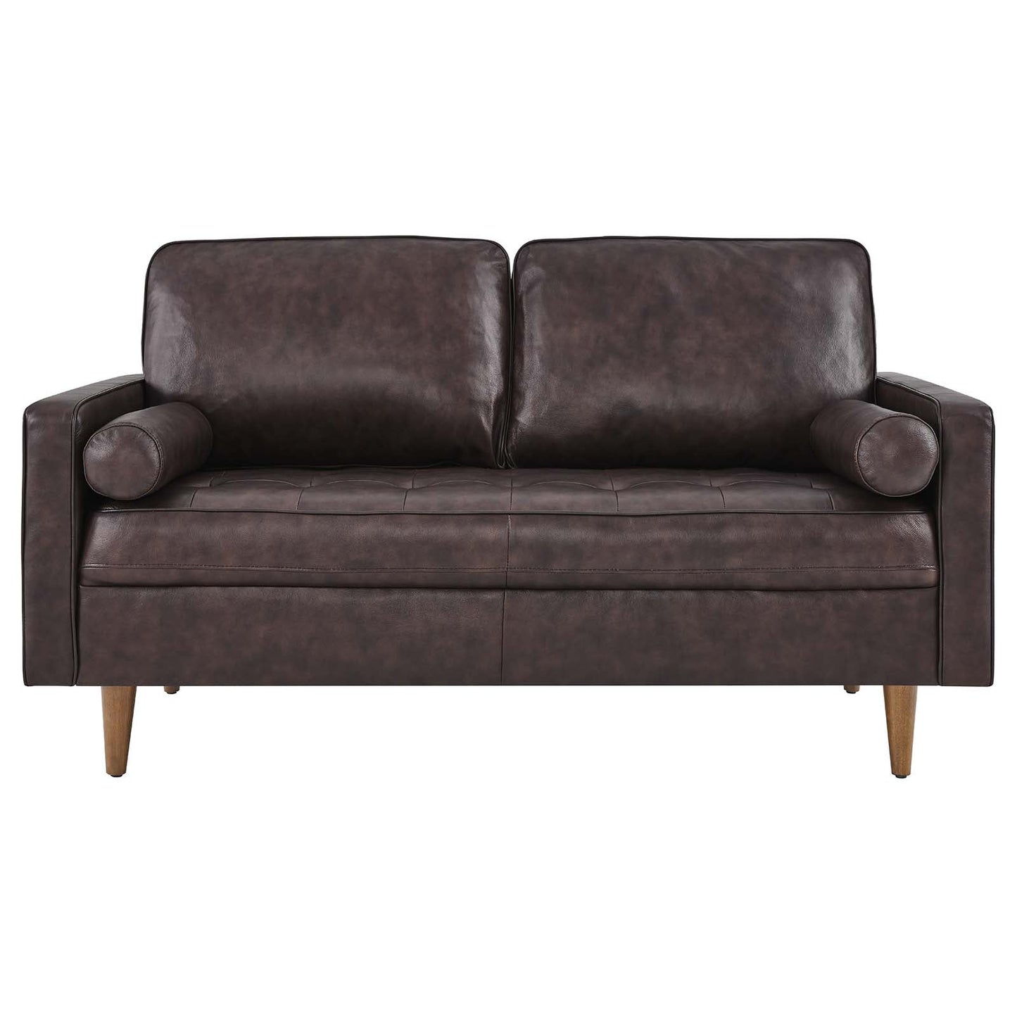 Valour Leather Loveseat Brown EEI-5870-BRN