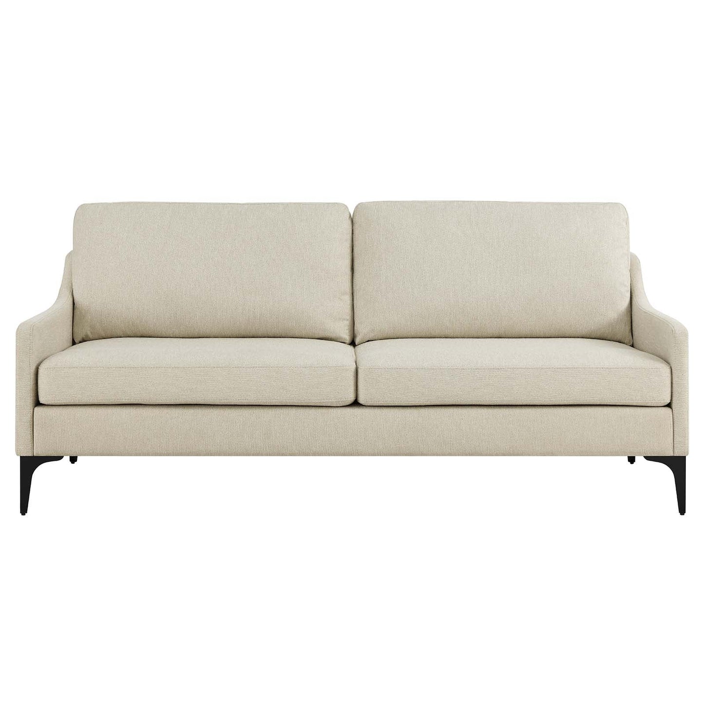 Corland Upholstered Fabric Sofa Beige EEI-6019-BEI