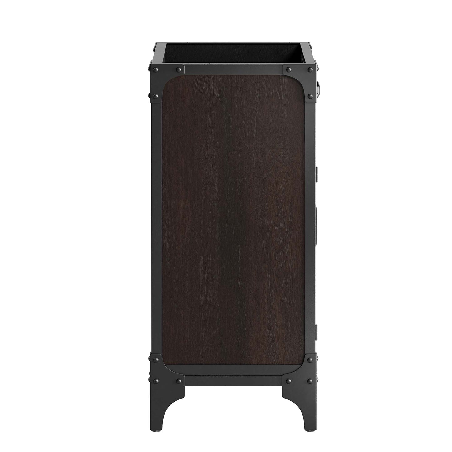 Steamforge 18" Bathroom Vanity Cabinet (Sink Basin Not Included) by Modway EEI-6126-BLK-WAL