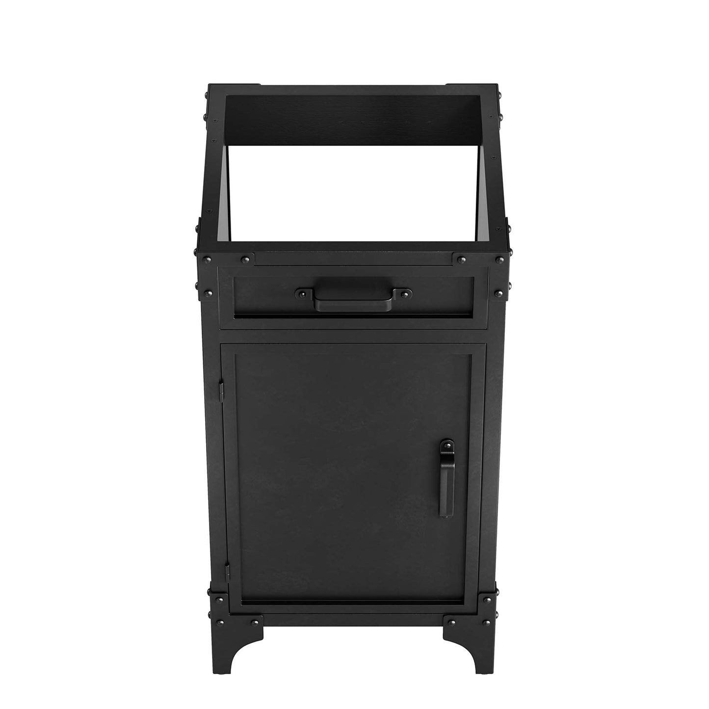 Steamforge 18" Bathroom Vanity Cabinet (Sink Basin Not Included) by Modway EEI-6126-BLK-WAL