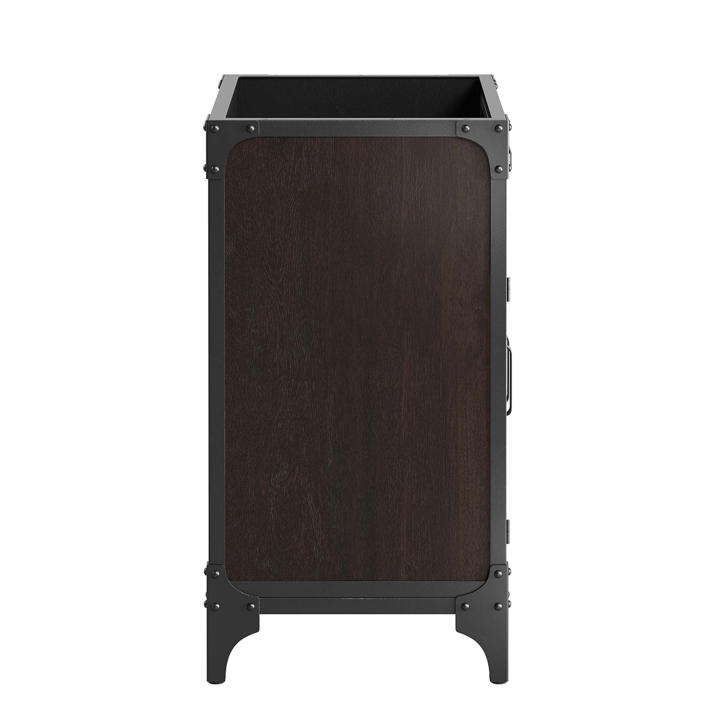 Steamforge 24" Bathroom Vanity Cabinet (Sink Basin Not Included) by Modway EEI-6127-BLK-WAL