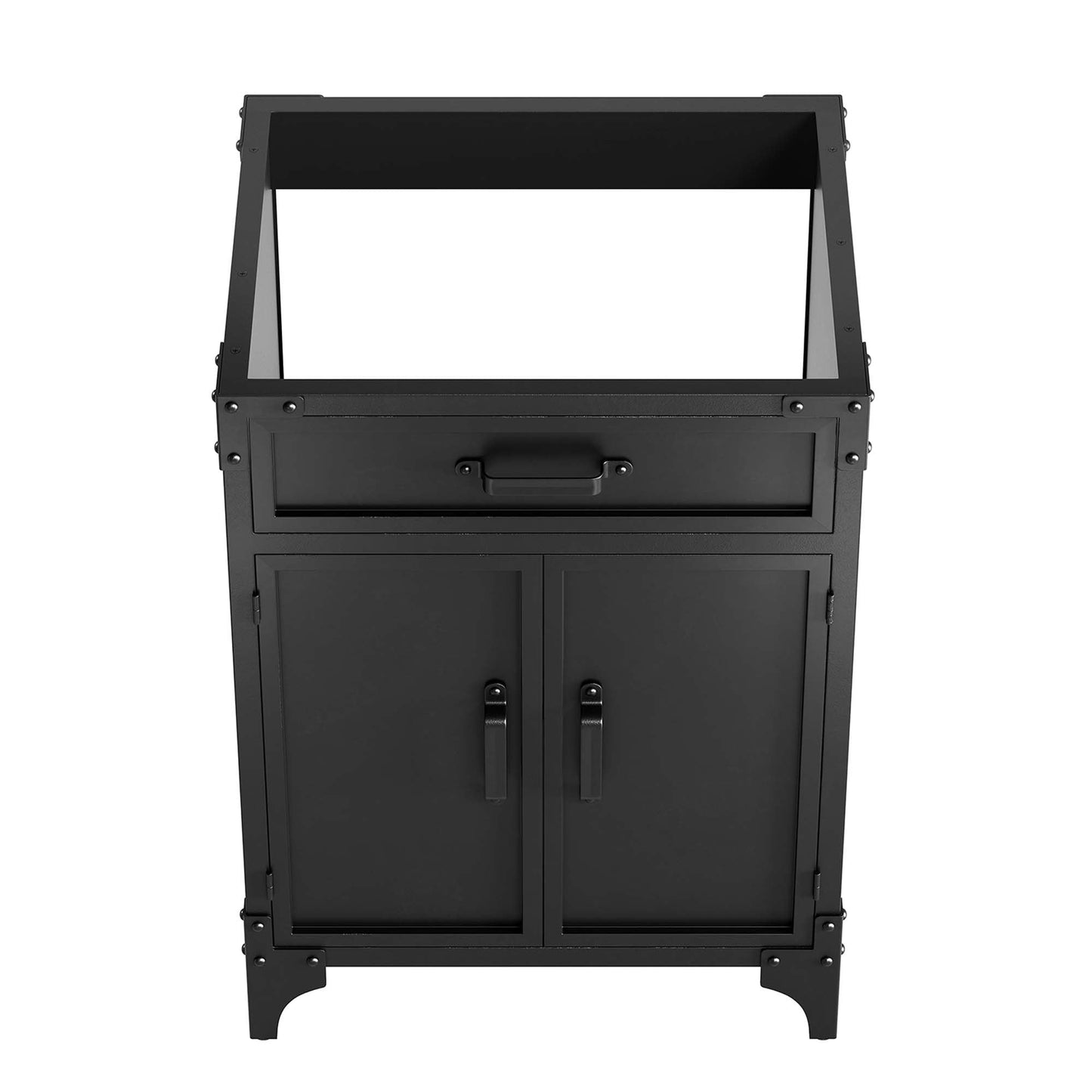 Steamforge 24" Bathroom Vanity Cabinet (Sink Basin Not Included) by Modway EEI-6127-BLK-WAL
