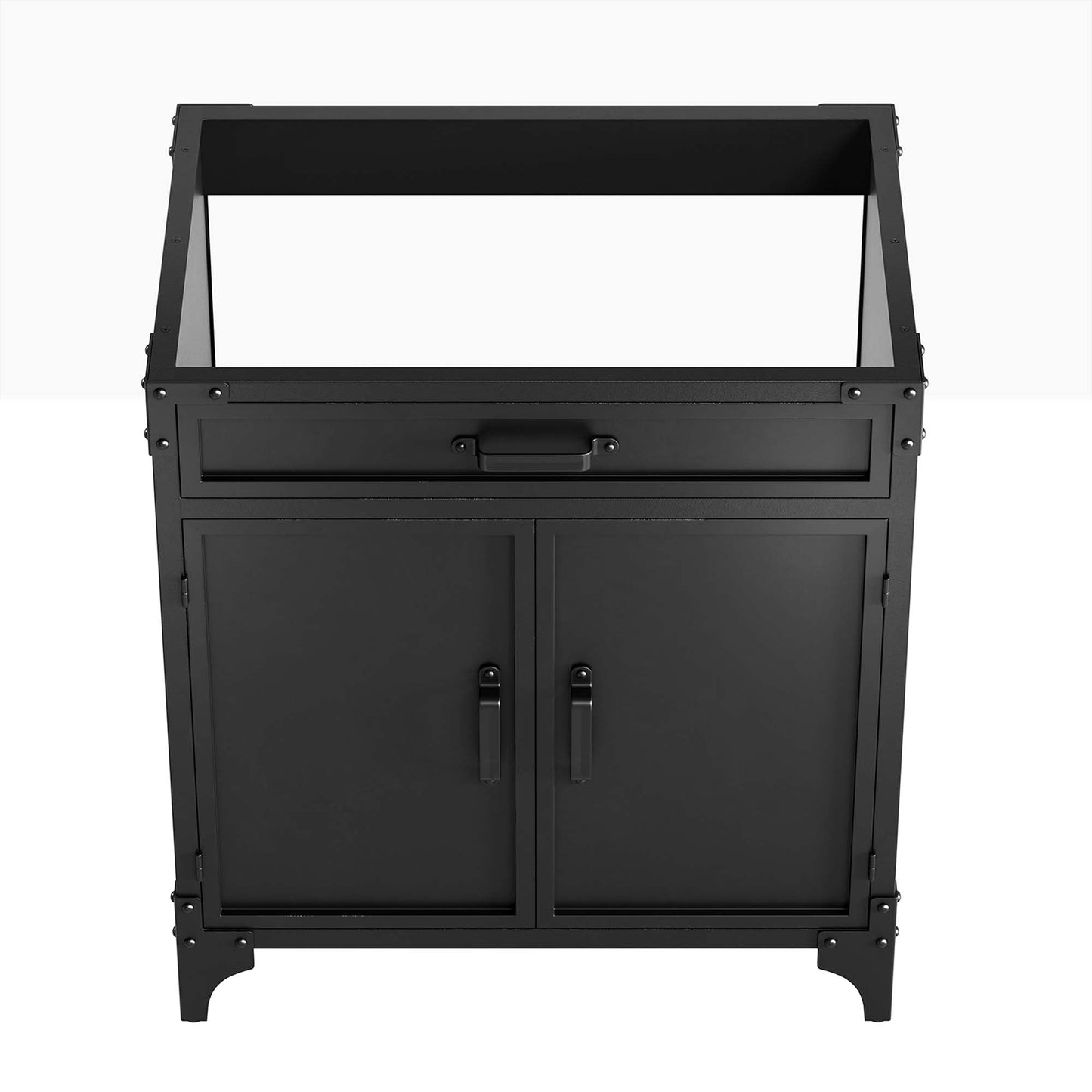 Steamforge 30" Bathroom Vanity Cabinet (Sink Basin Not Included) by Modway EEI-6128-BLK-WAL