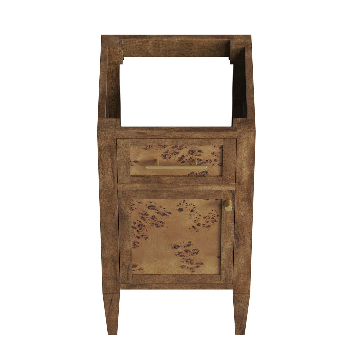 Elysian 18" Wood Bathroom Vanity Cabinet (Sink Basin Not Included) by Modway EEI-6136-BRN