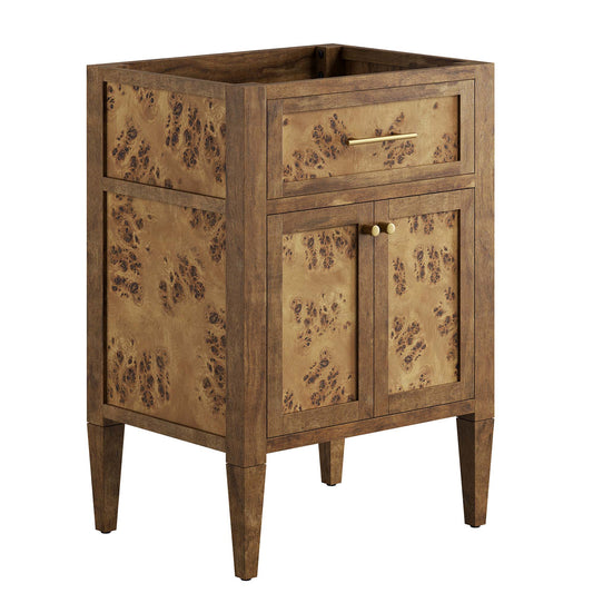 Elysian 24" Wood Bathroom Vanity Cabinet (Sink Basin Not Included) by Modway EEI-6137-BRN