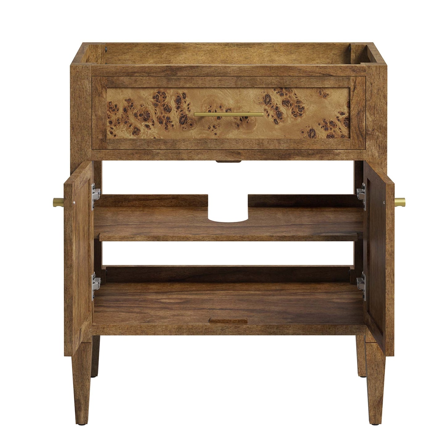 Elysian 30" Bathroom Vanity Cabinet (Sink Basin Not Included) by Modway EEI-6138-BRN