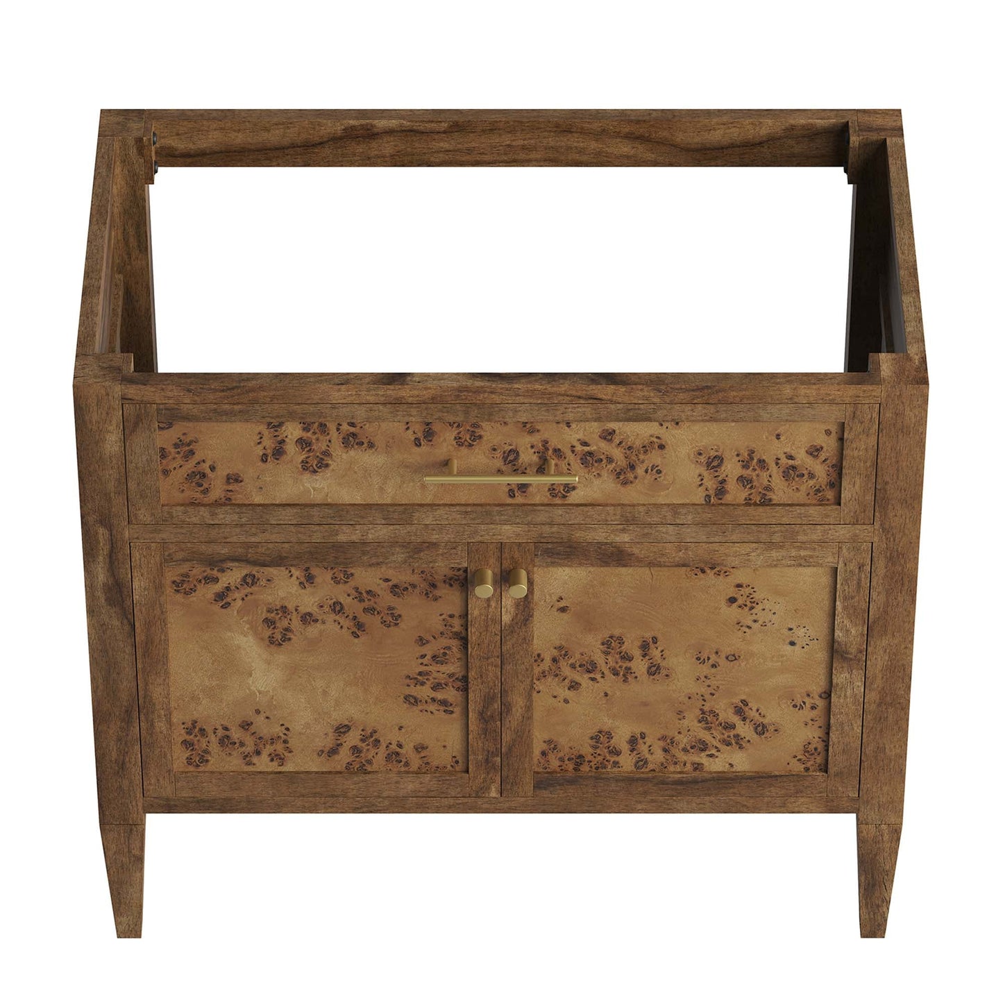 Elysian 36" Wood Bathroom Vanity Cabinet (Sink Basin Not Included) by Modway EEI-6139-BRN