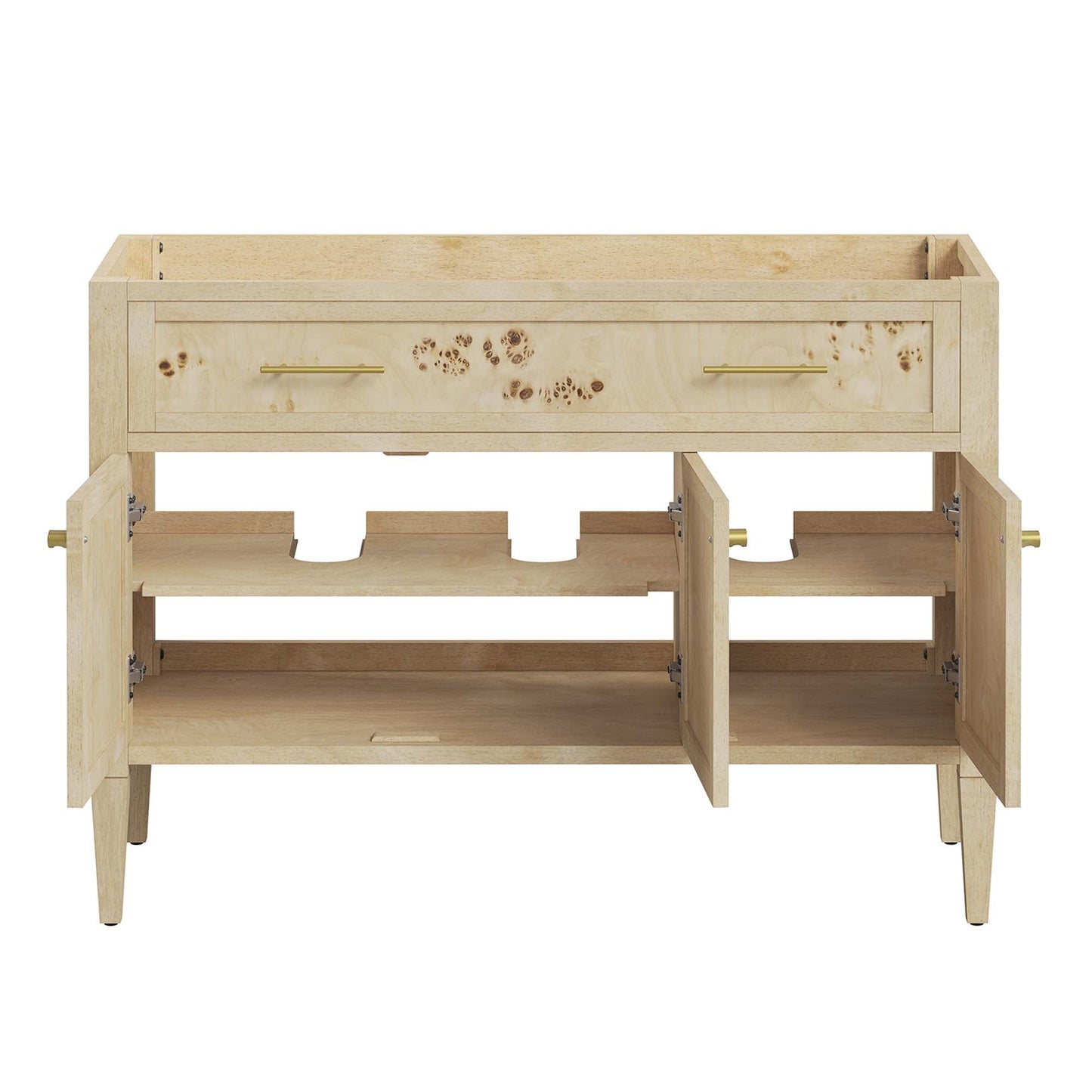 Elysian 48" Wood Bathroom Vanity Cabinet (Sink Basin Not Included) by Modway EEI-6140-BUR