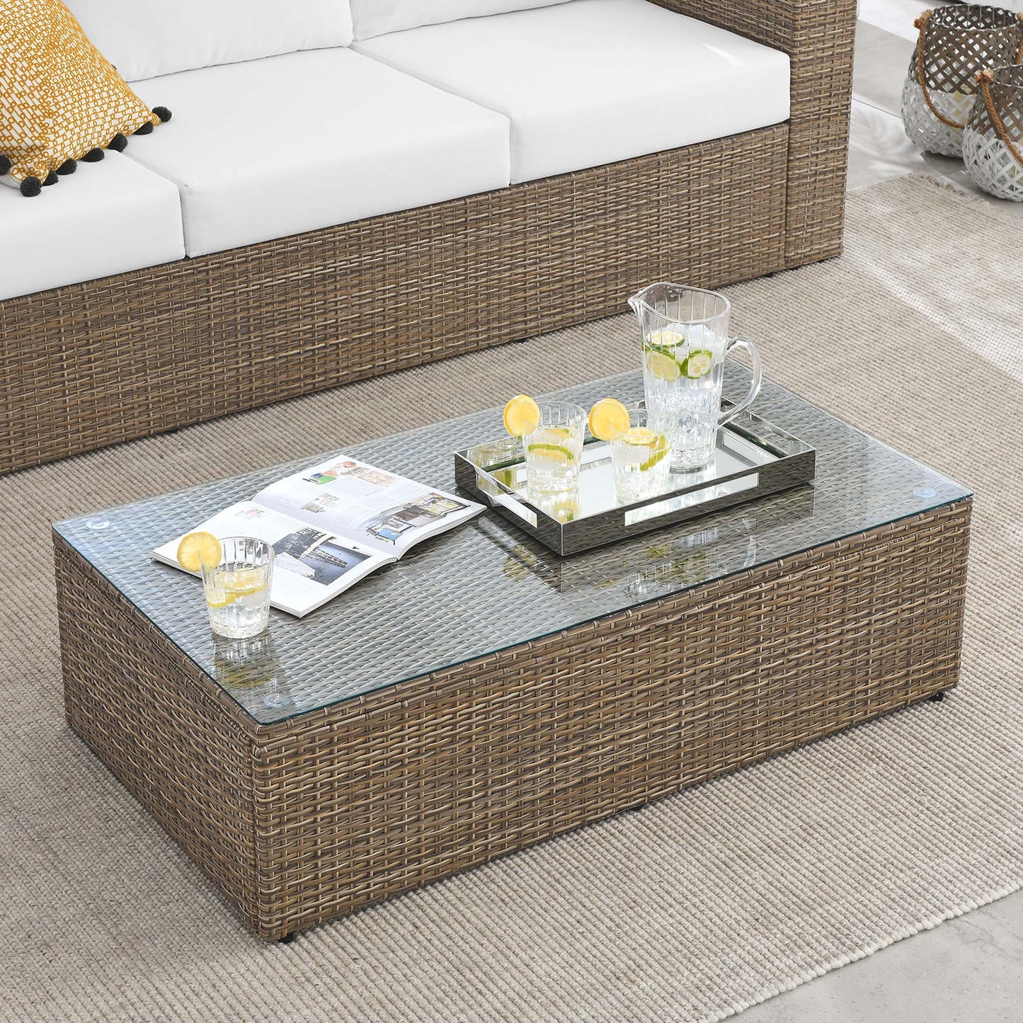 Convene Outdoor Patio Coffee Table by Modway EEI-6239