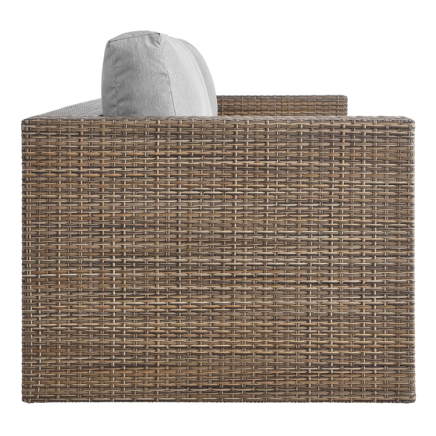 Convene Outdoor Patio Sofa by Modway EEI-6245-CAP-GRY