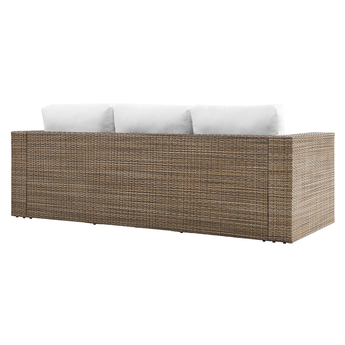 Convene Outdoor Patio Sofa by Modway EEI-6245-CAP-WHI
