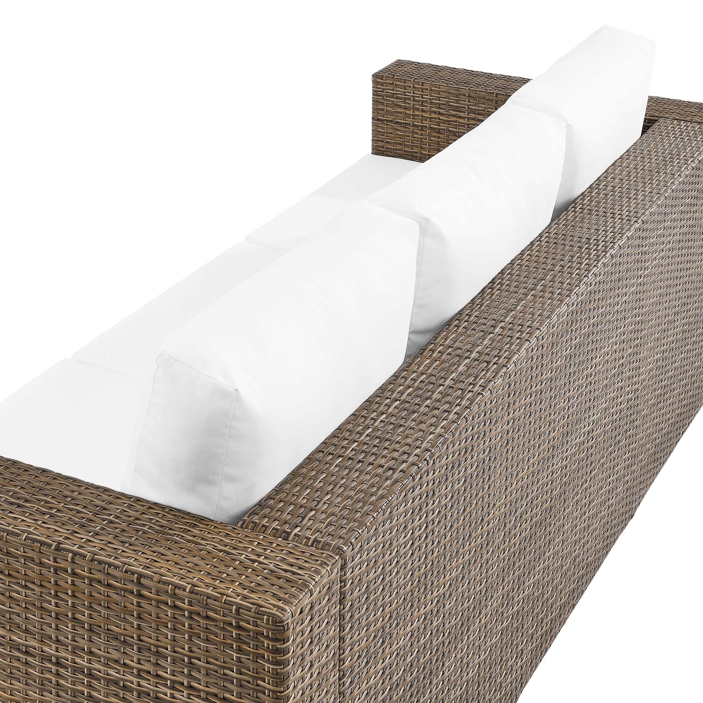 Convene Outdoor Patio Sofa by Modway EEI-6245-CAP-WHI