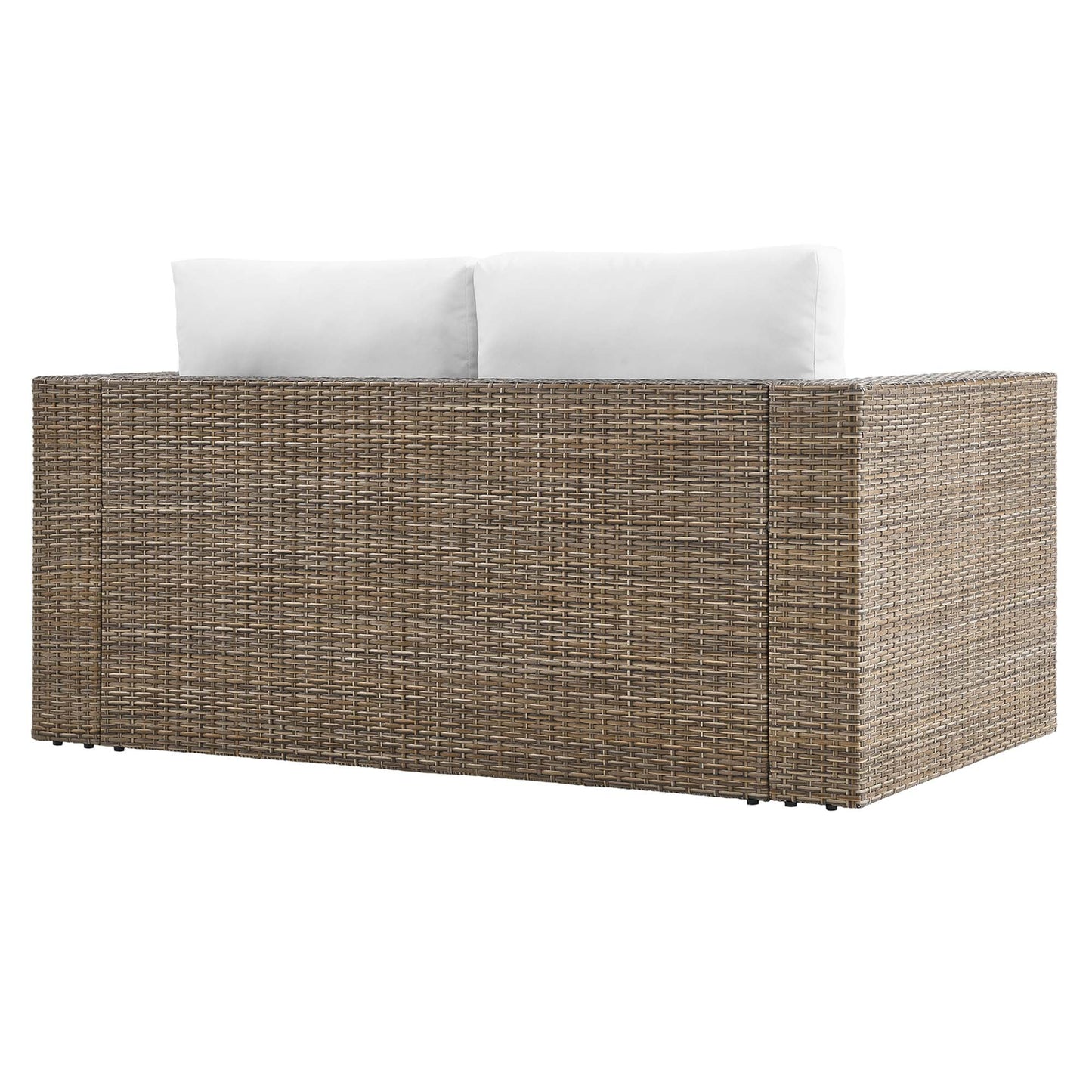 Convene Outdoor Patio Loveseat by Modway EEI-6246-CAP-WHI