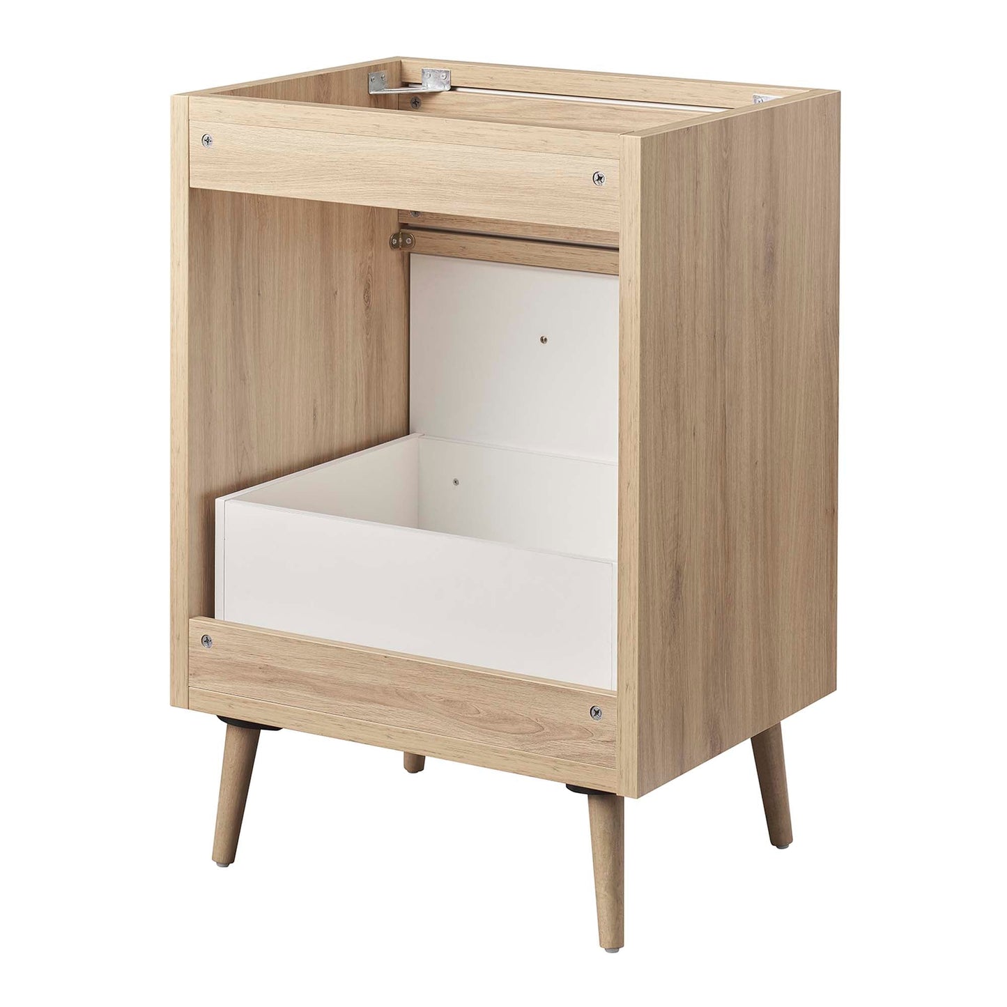 Maverick 24" Bathroom Vanity Cabinet Sink Basin Not Included by Modway EEI-6266-OAK-WHI