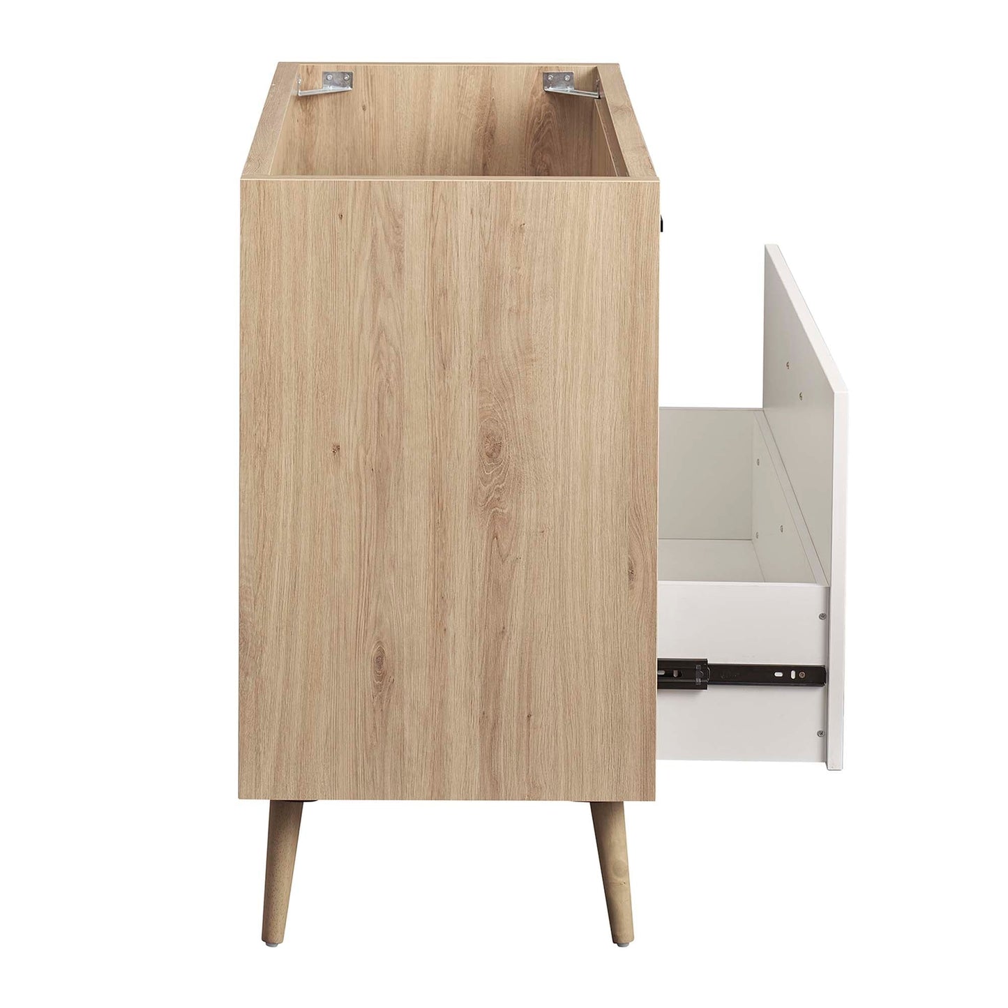 Maverick 36" Bathroom Vanity Cabinet Sink Basin Not Included by Modway EEI-6268-OAK-WHI