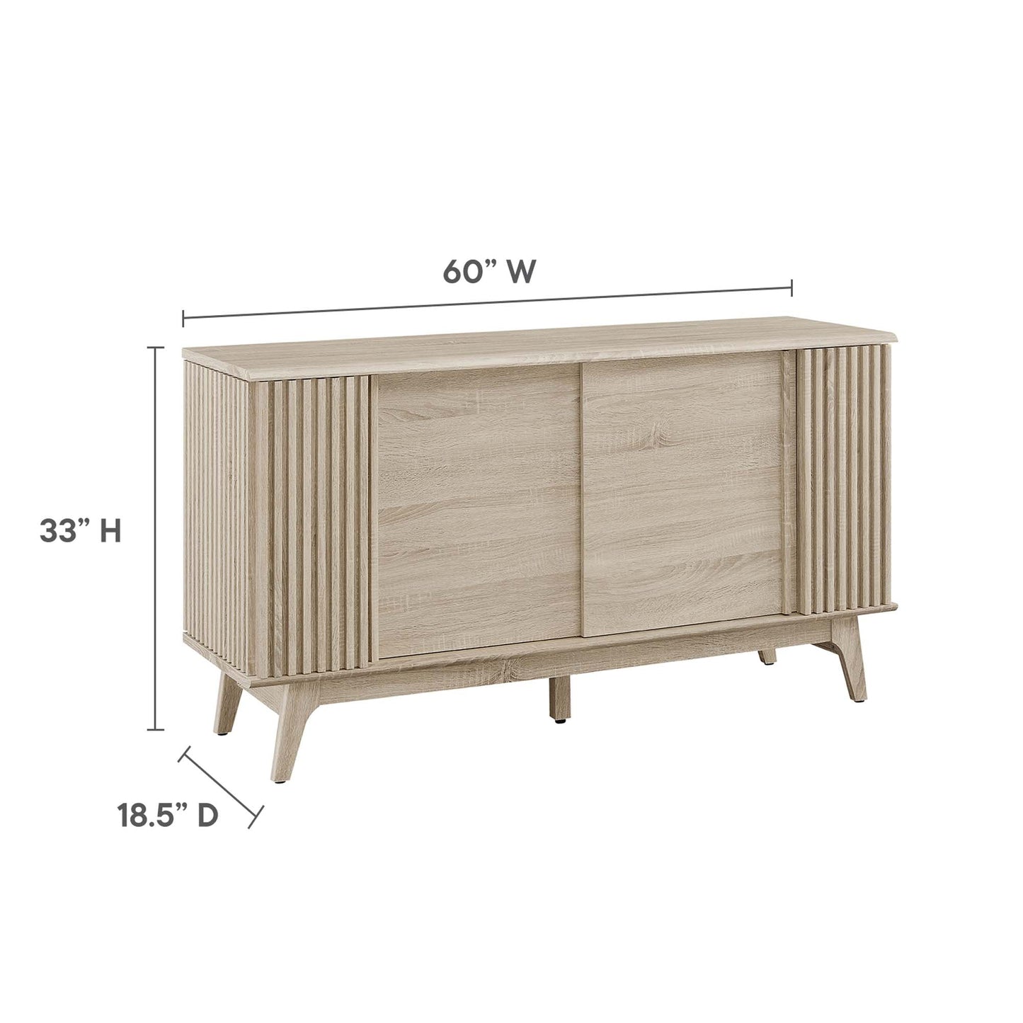 Eudora Sideboard by Modway EEI-6278-OAK