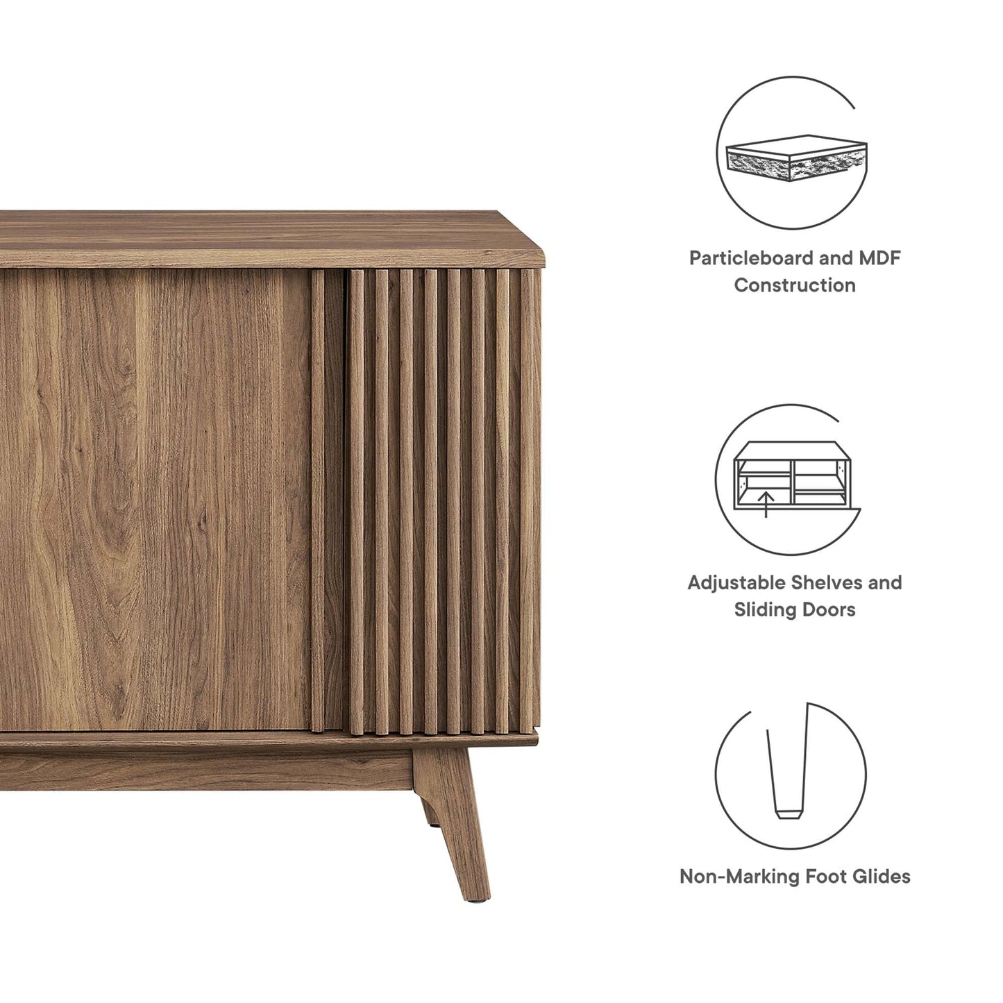 Eudora Sideboard by Modway EEI-6278-WAL