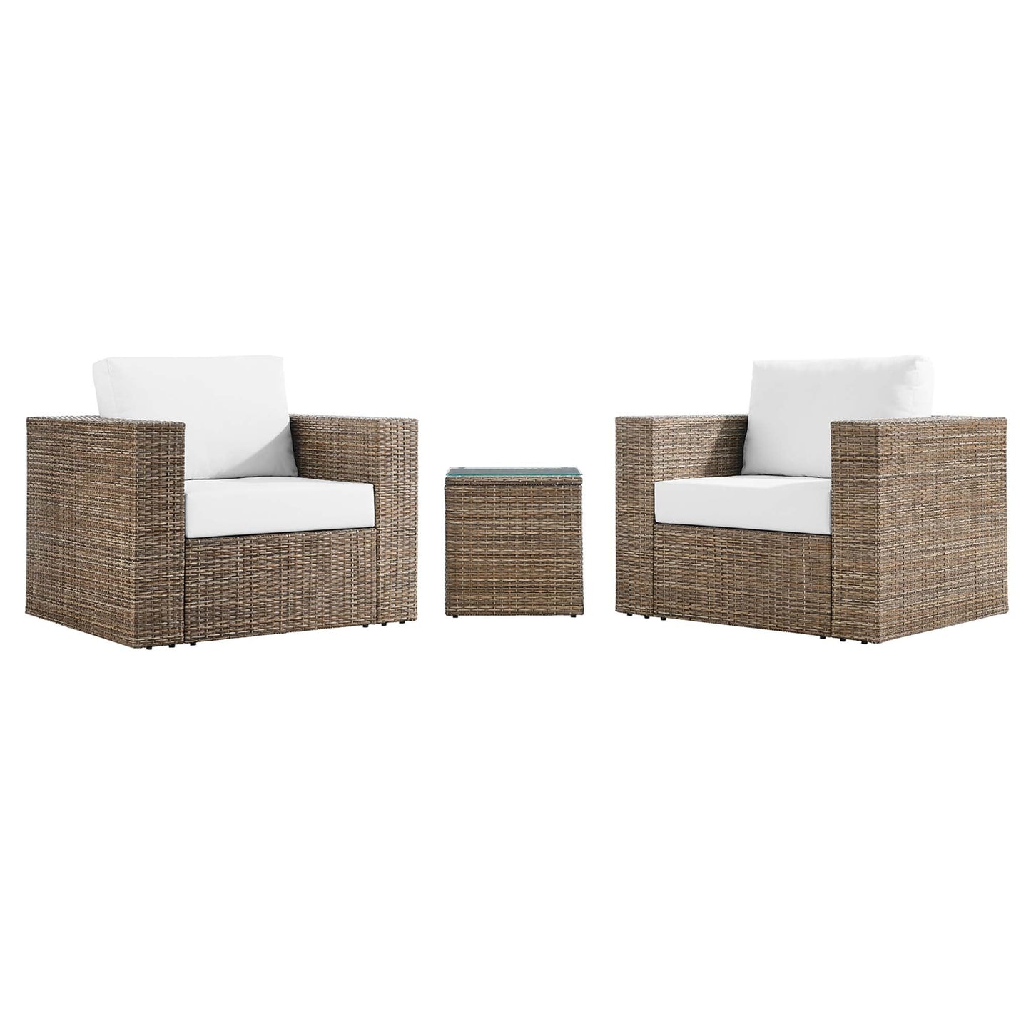 Convene 3-Piece Outdoor Patio Furniture Set by Modway EEI-6327-CAP-WHI