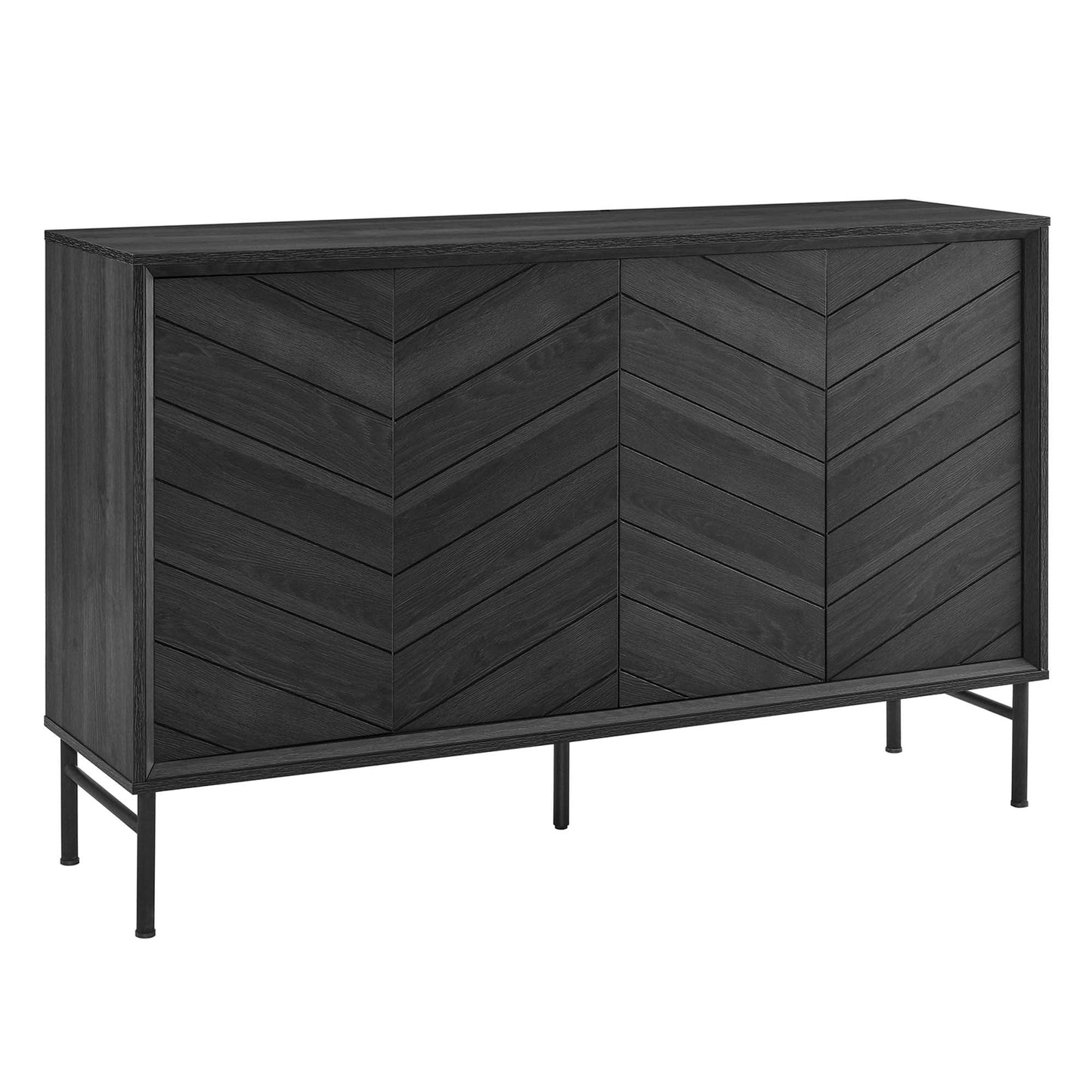 Harper Chevron Sideboard by Modway EEI-6336-BLK
