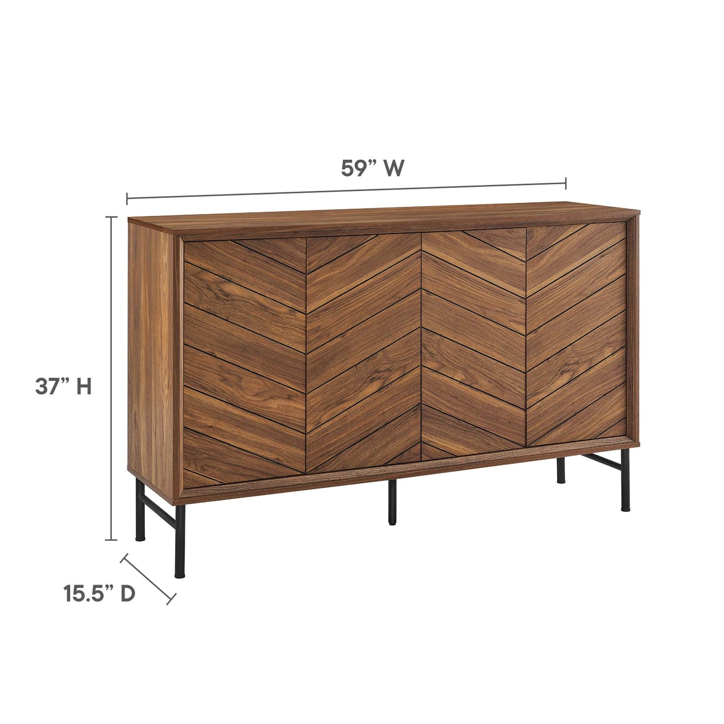 Harper Chevron Sideboard by Modway EEI-6336-WAL