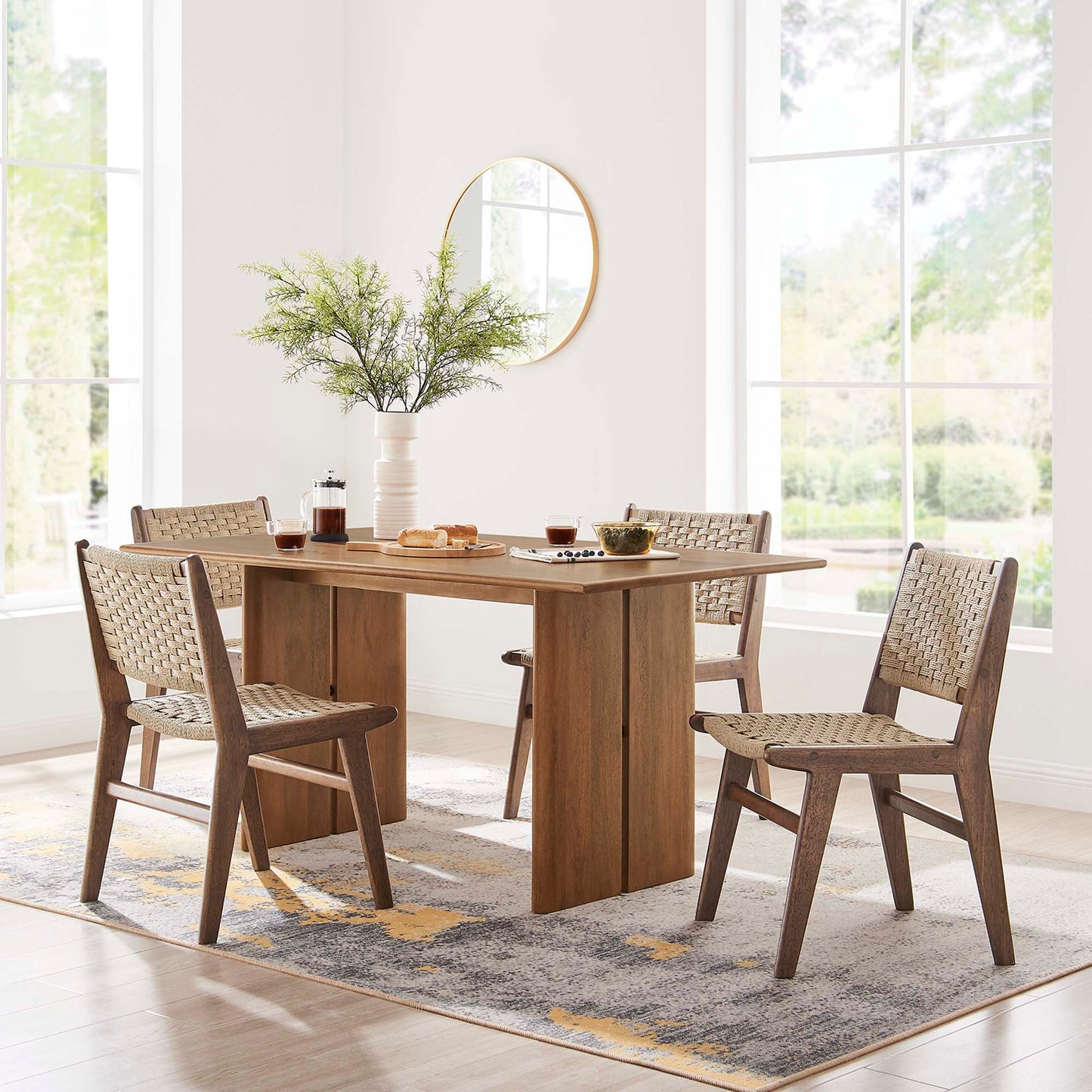 Amistad 60" Wood Dining Table by Modway EEI-6338-WAL