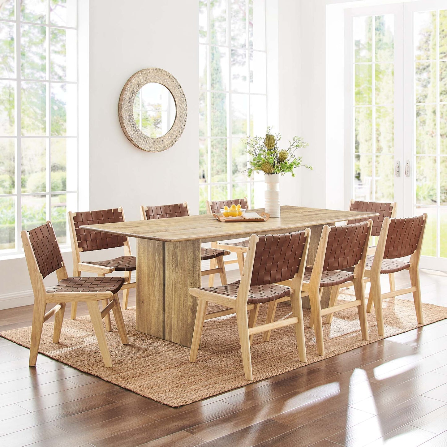 Amistad 86" Wood Dining Table by Modway EEI-6340-OAK
