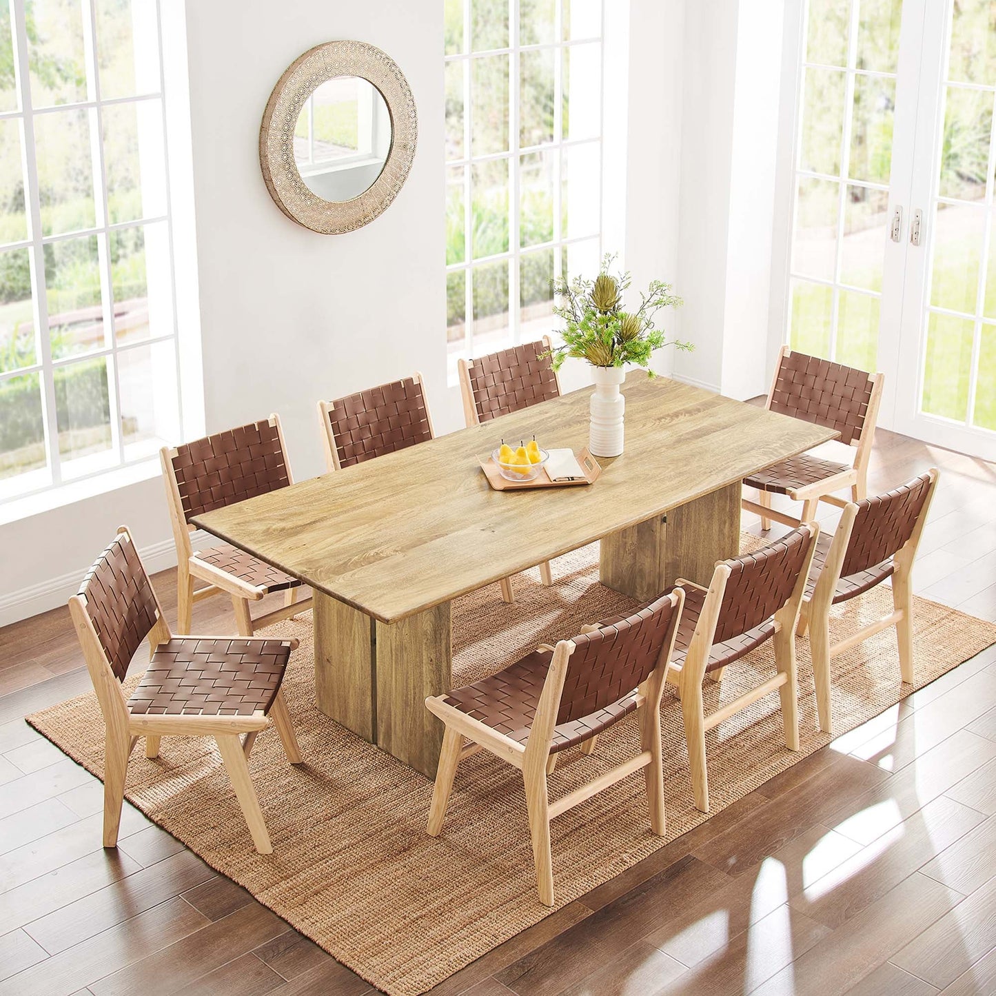 Amistad 86" Wood Dining Table by Modway EEI-6340-OAK