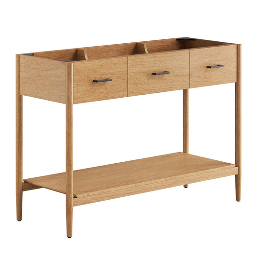 Zaire 48” Single Sink Compatible Bathroom Vanity Cabinet (Sink Basin Not Included) by Modway EEI-6355-NAT