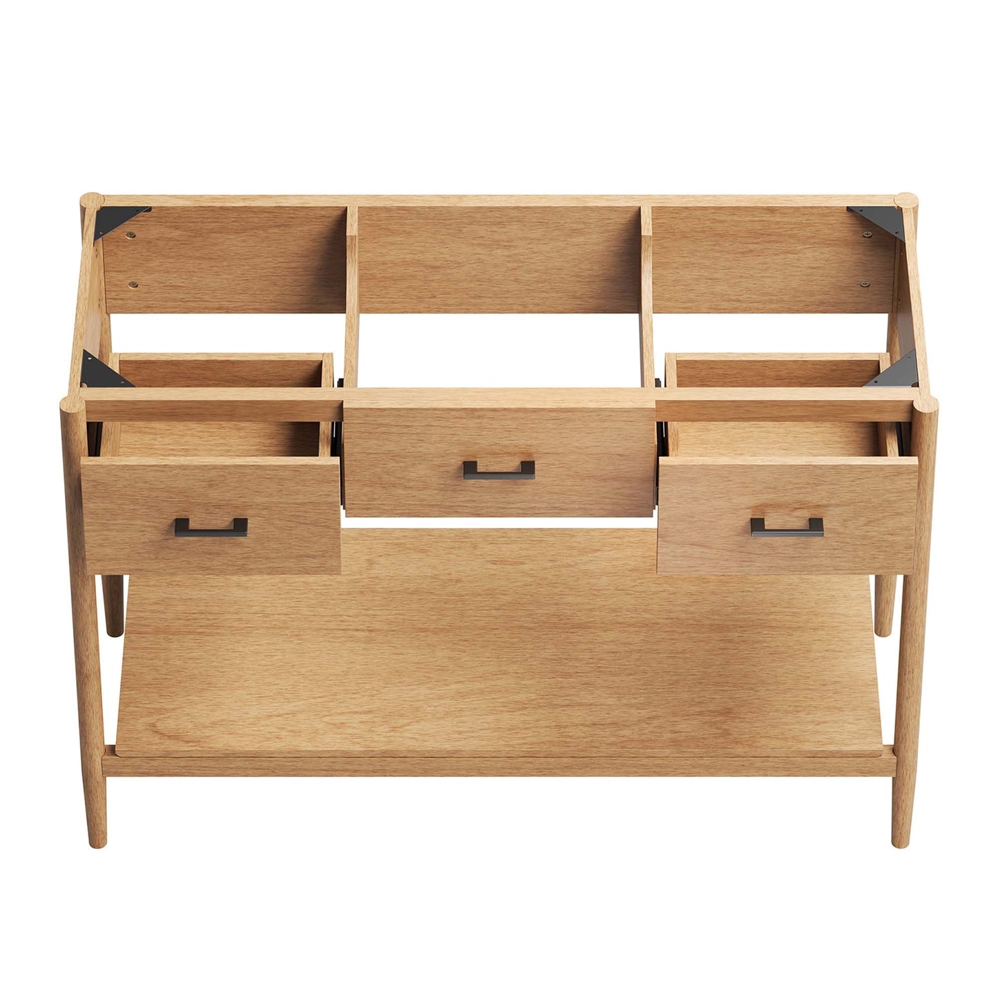 Zaire 48” Single Sink Compatible Bathroom Vanity Cabinet (Sink Basin Not Included) by Modway EEI-6355-NAT