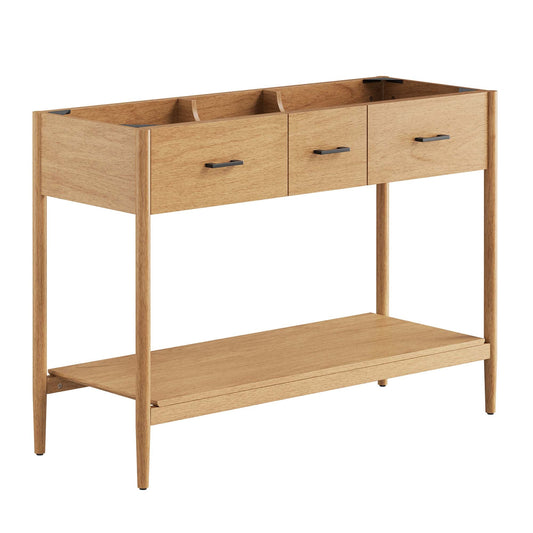 Zaire 48” Double Sink Compatible Bathroom Vanity Cabinet (Sink Basin Not Included) by Modway EEI-6356-NAT