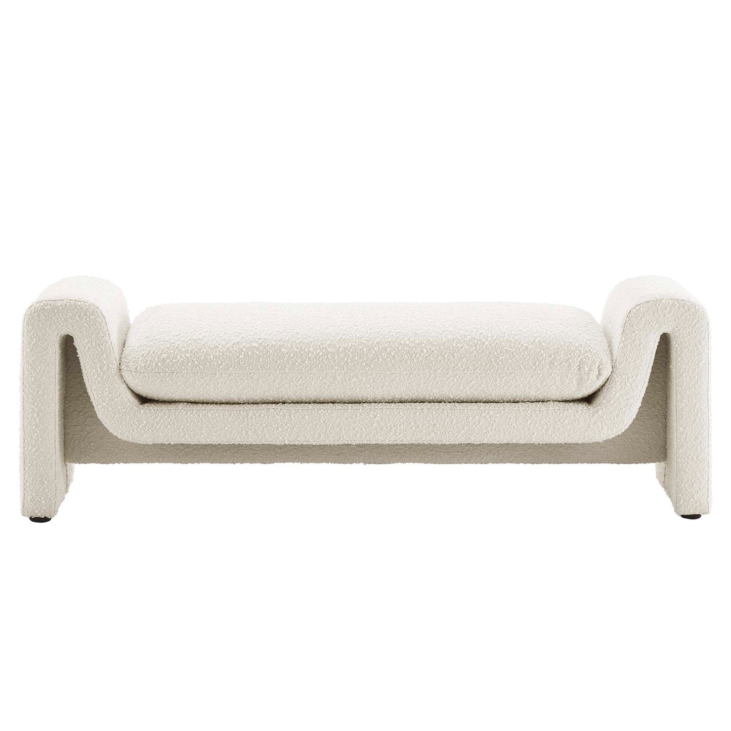 Waverly Boucle Fabric Bench by Modway EEI-6379-IVO
