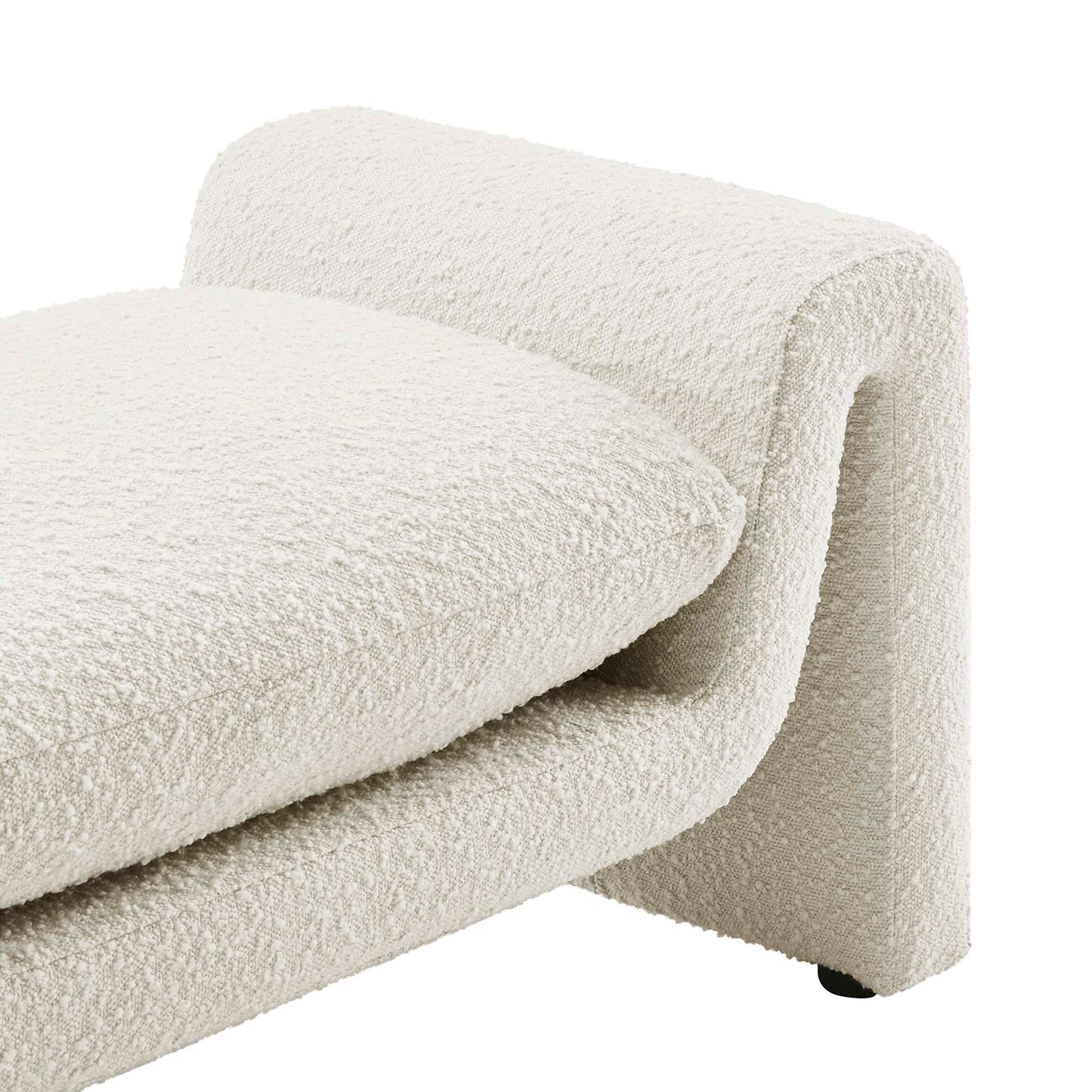 Waverly Boucle Fabric Bench by Modway EEI-6379-IVO