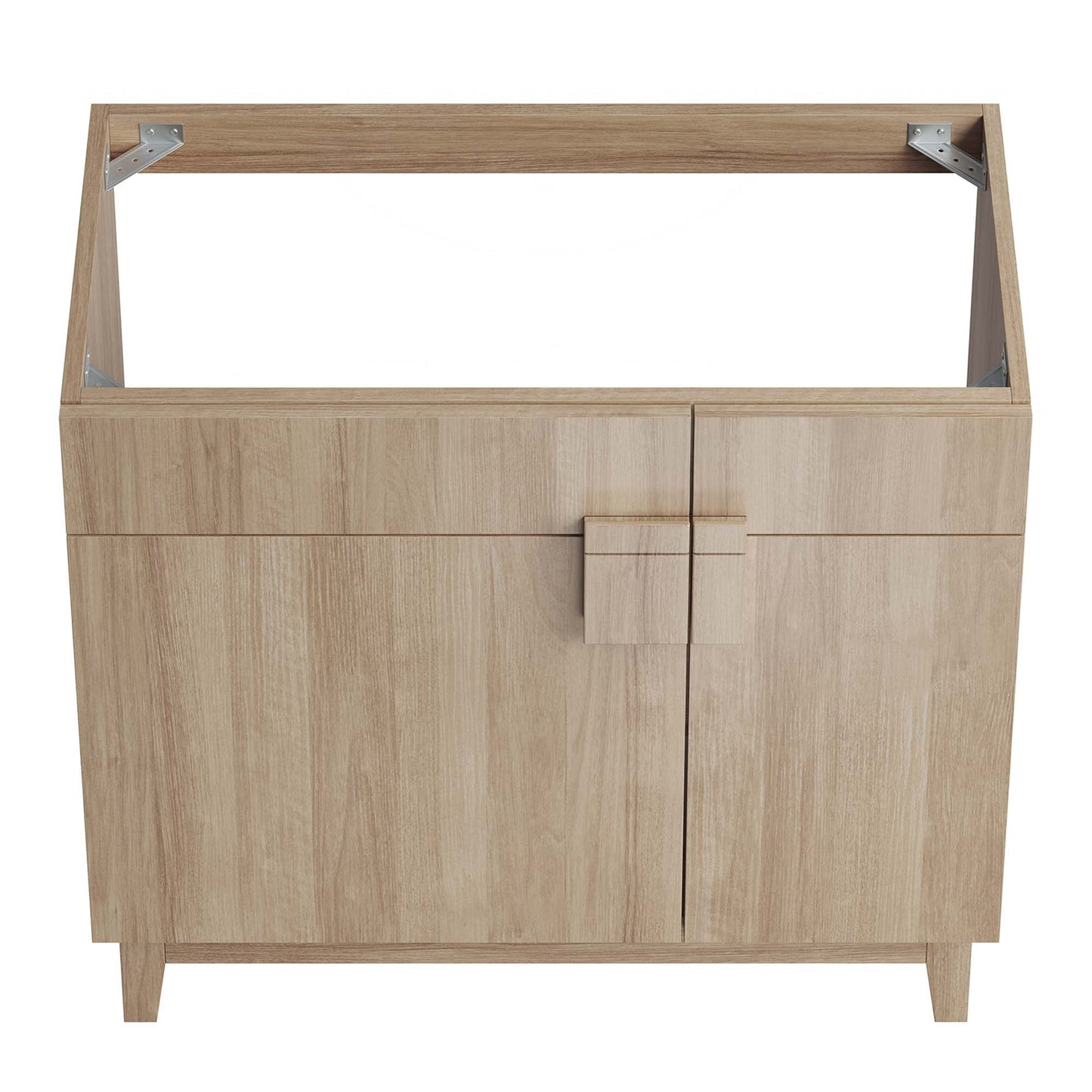 Miles 36” Bathroom Vanity Cabinet (Sink Basin Not Included) by Modway EEI-6400-OAK