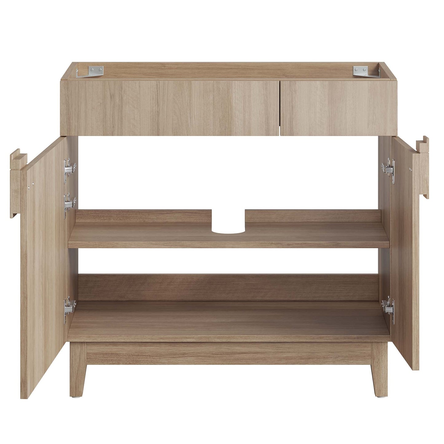 Miles 36” Bathroom Vanity Cabinet (Sink Basin Not Included) by Modway EEI-6400-OAK