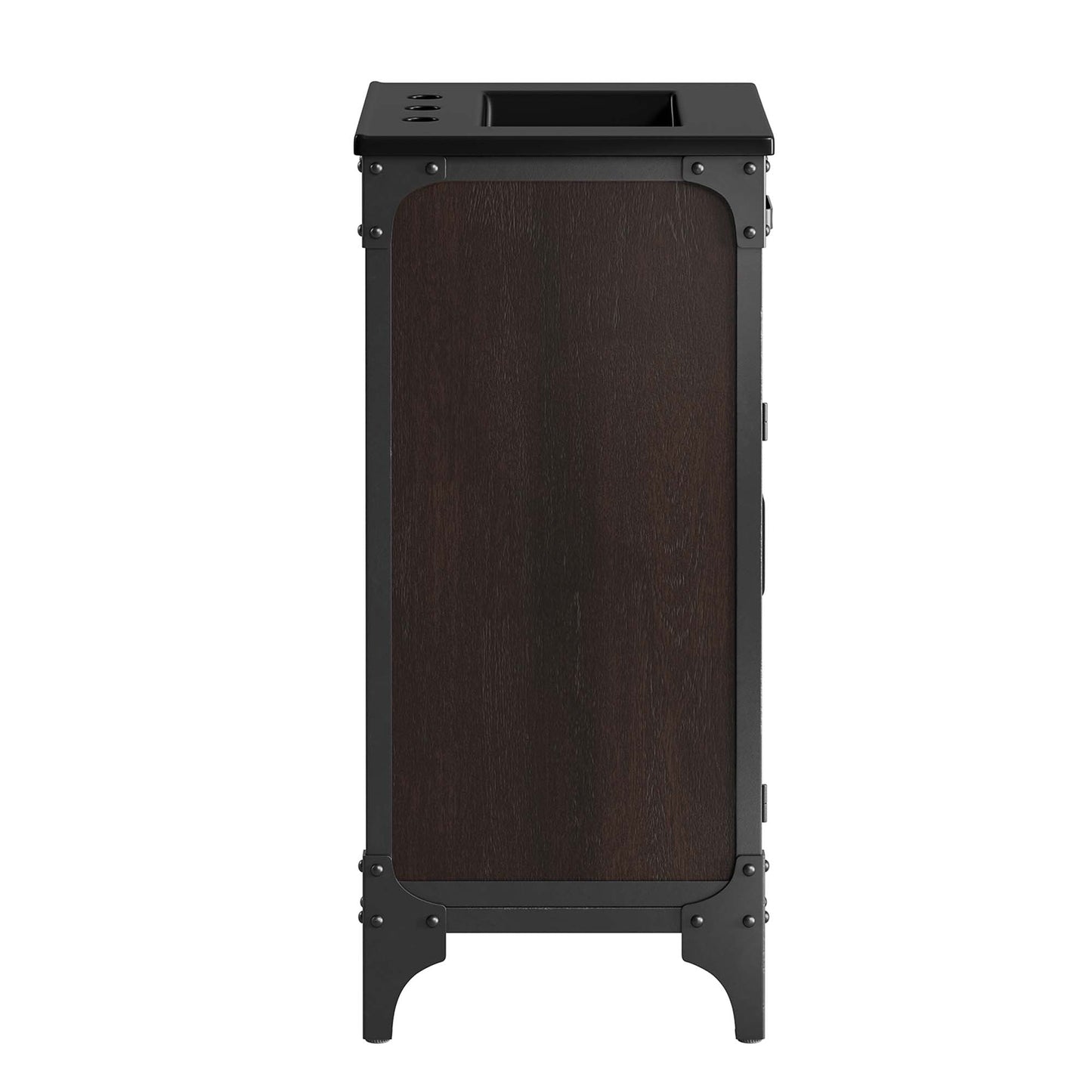 Steamforge 18" Bathroom Vanity by Modway EEI-6412-BLK-BLK