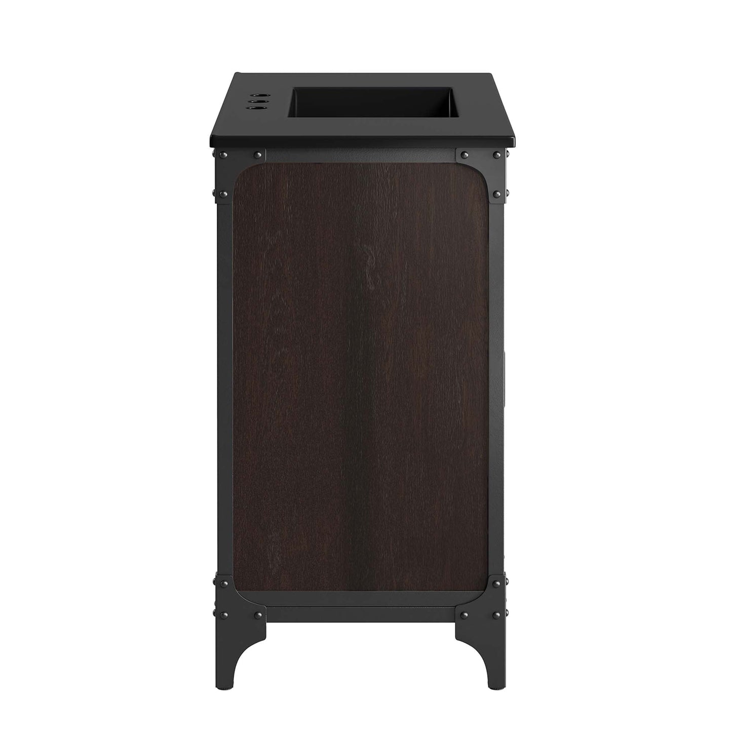 Steamforge 36" Bathroom Vanity by Modway EEI-6418-BLK-BLK