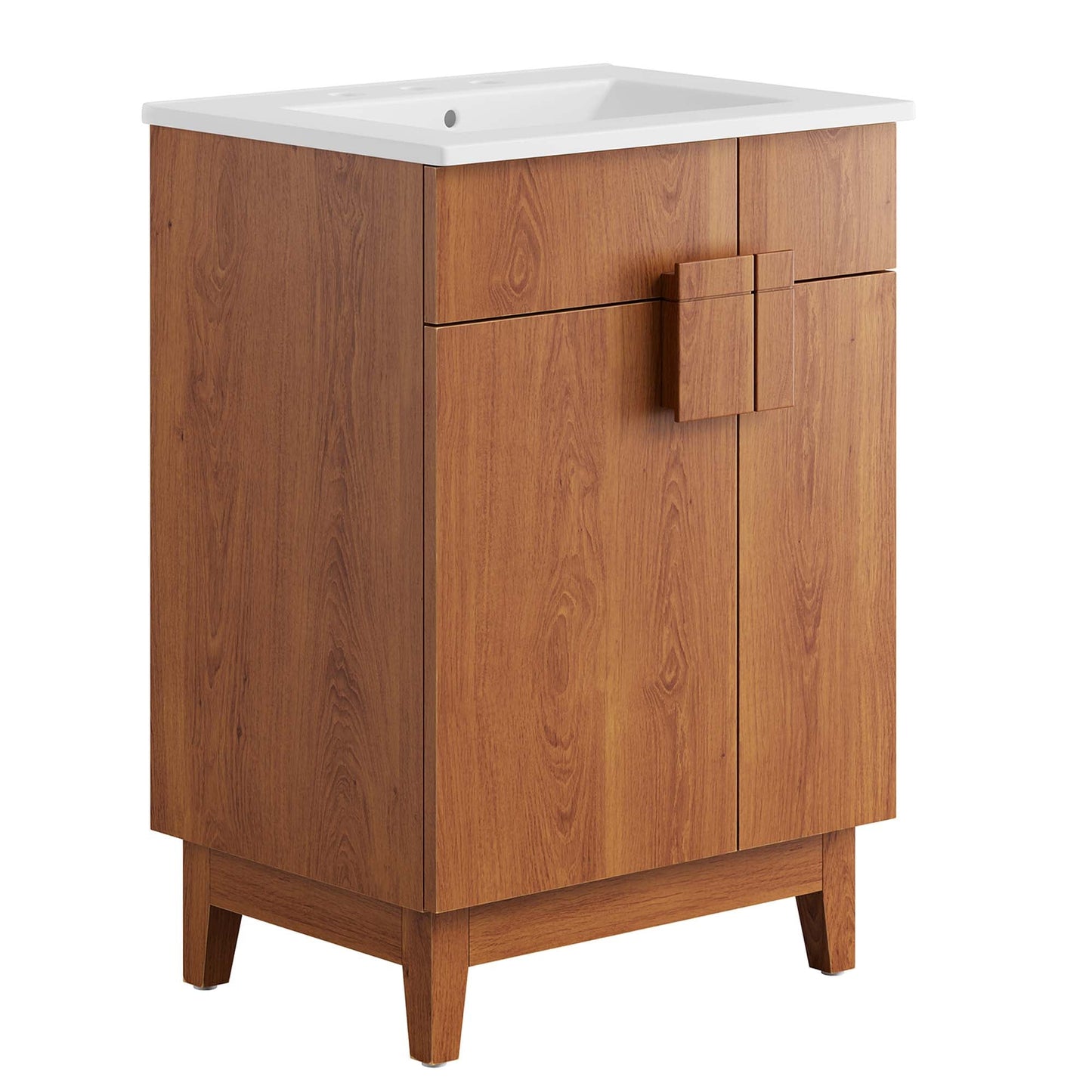 Miles 24” Bathroom Vanity by Modway EEI-6482-WHI-WAL