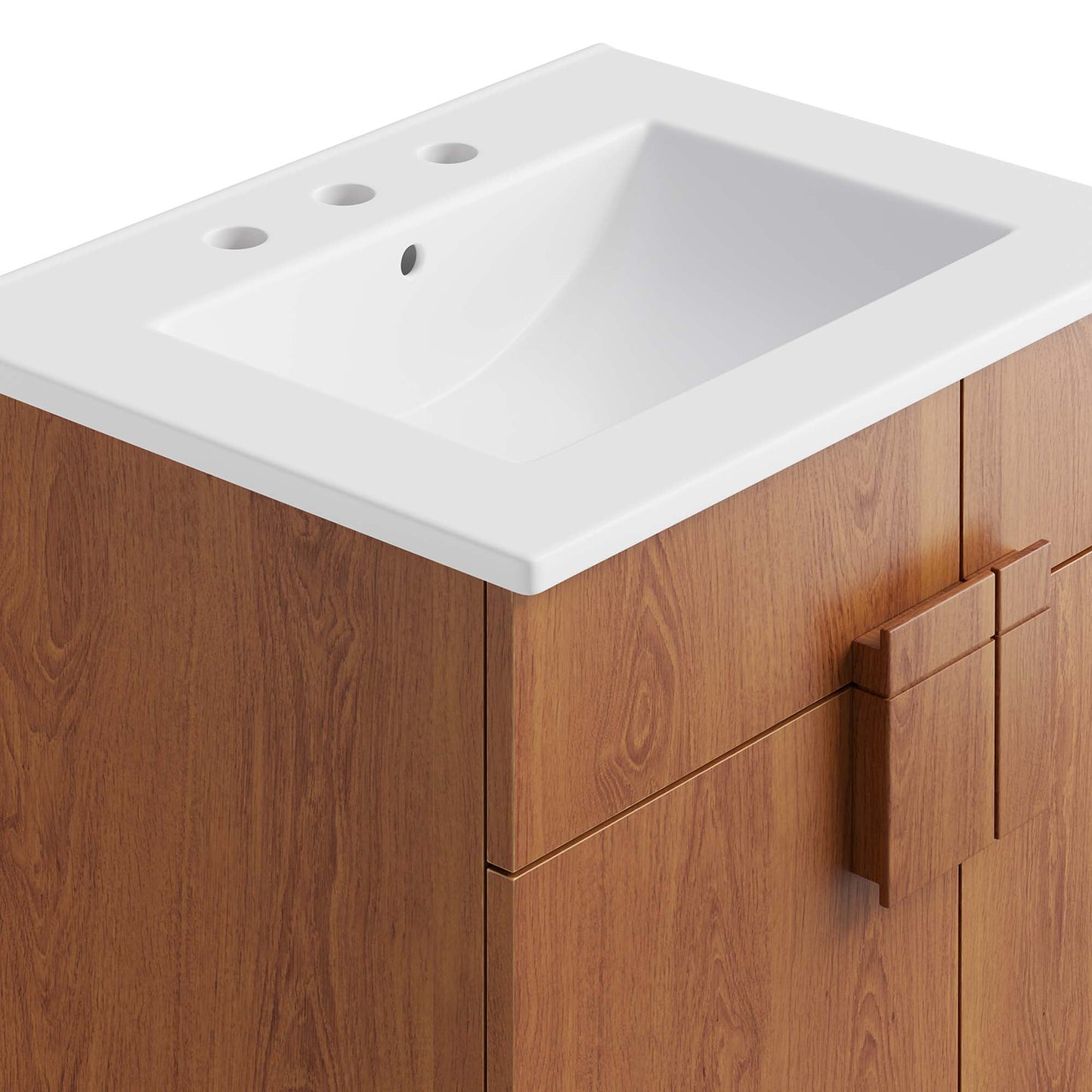 Miles 24” Bathroom Vanity by Modway EEI-6482-WHI-WAL