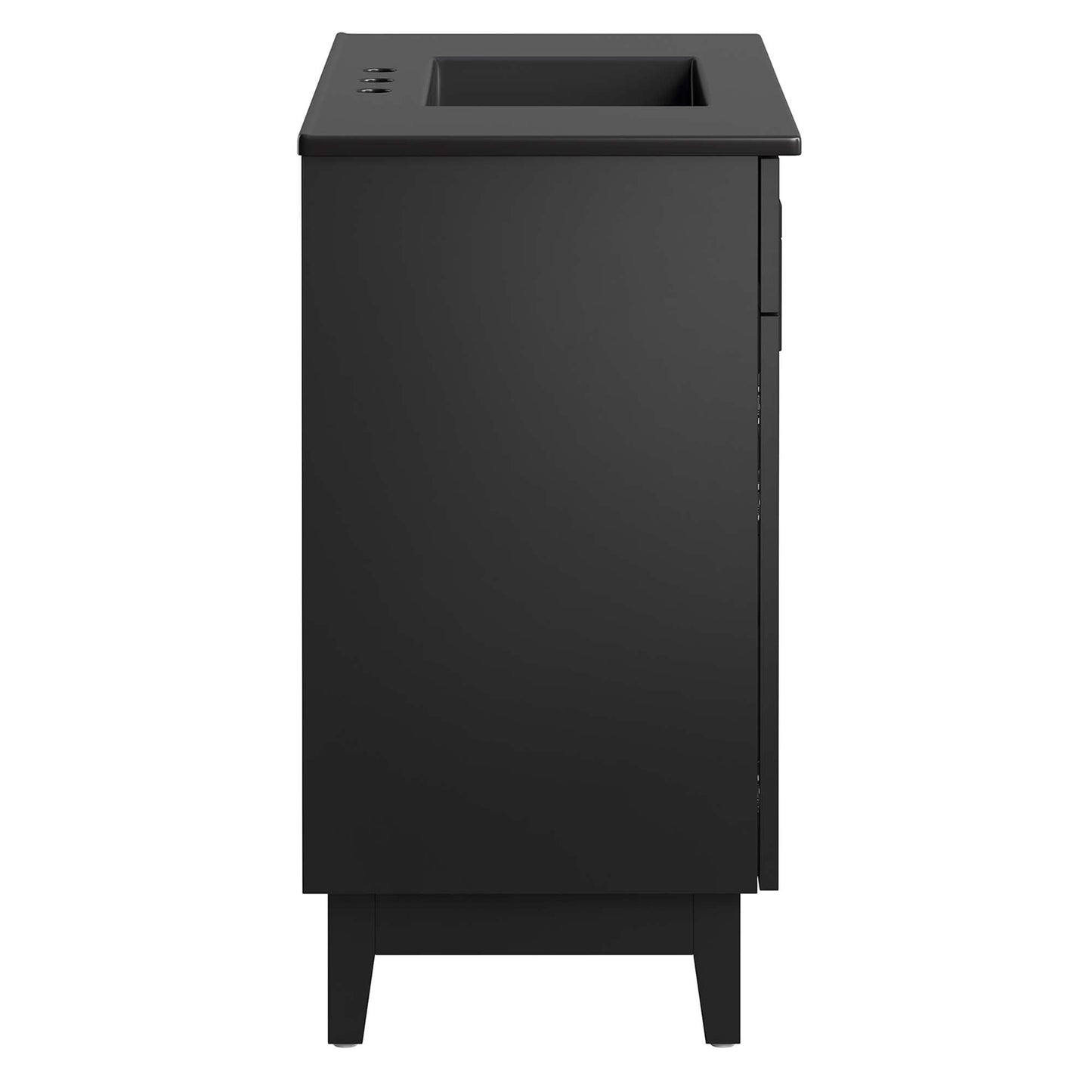 Miles 36” Bathroom Vanity by Modway EEI-6485-BLK-BLK