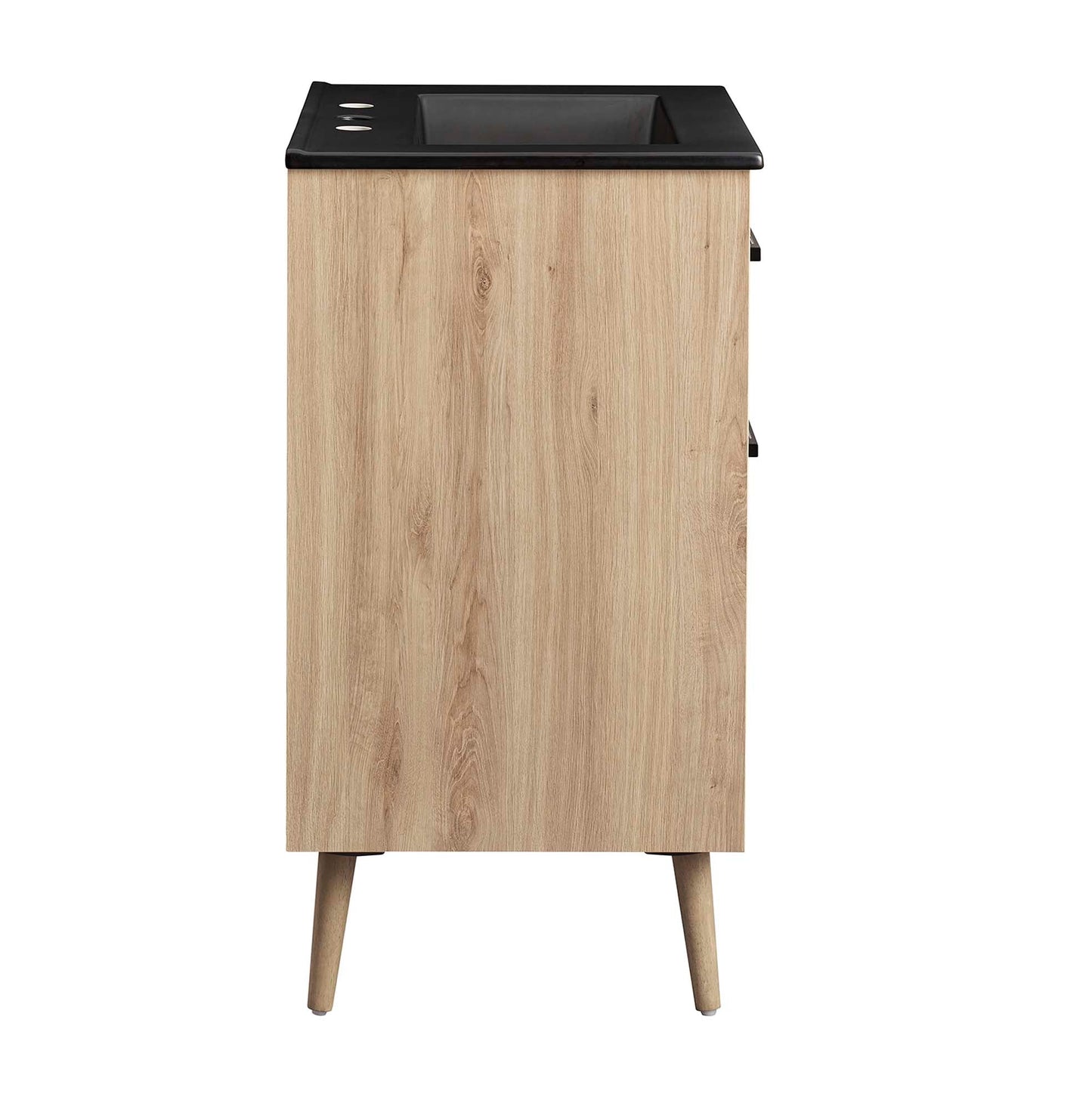 Maverick 24" Bathroom Vanity by Modway EEI-6499-BLK-OAK