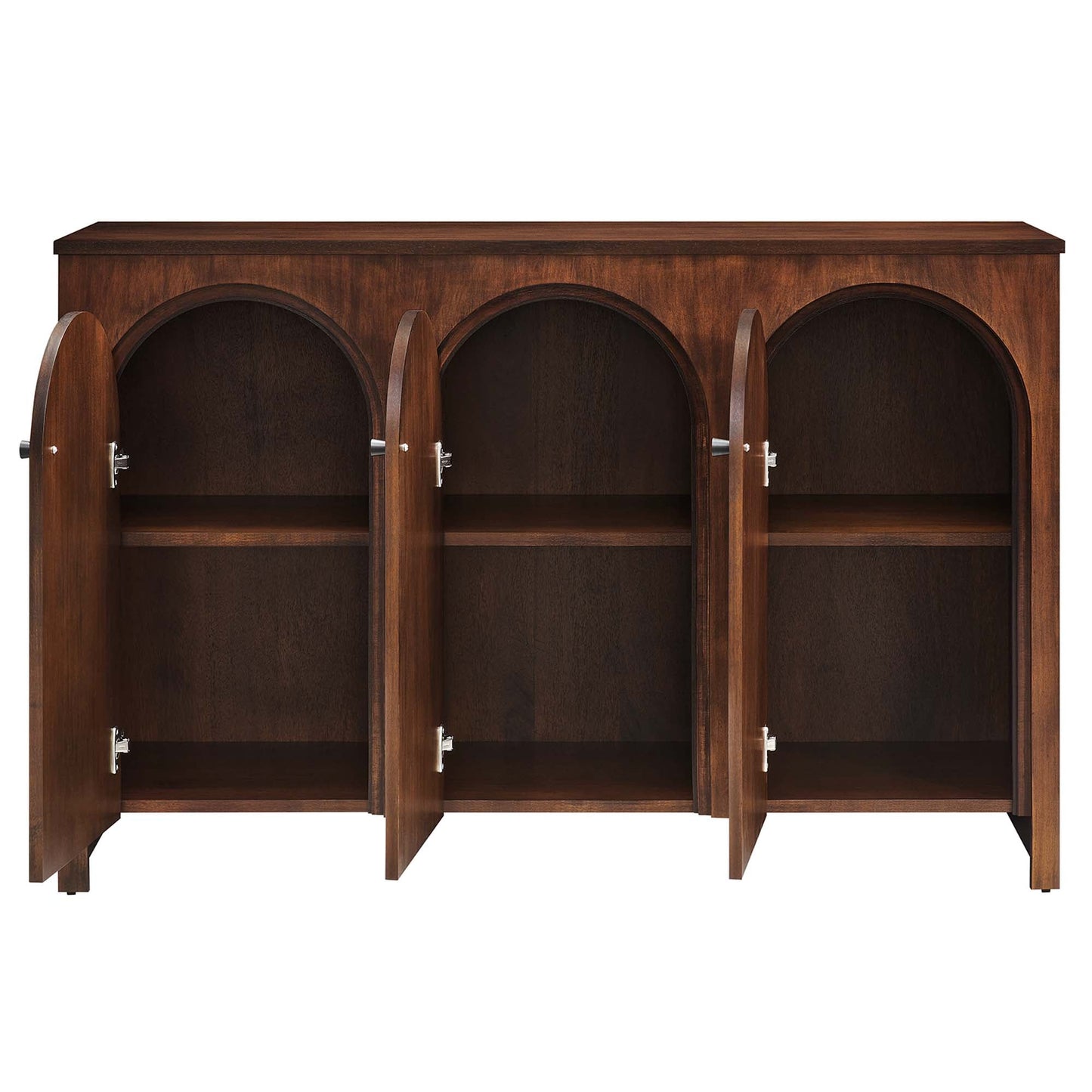 Appia 3-Door Arched Door Sideboard Storage Cabinet by Modway EEI-6536-WAL