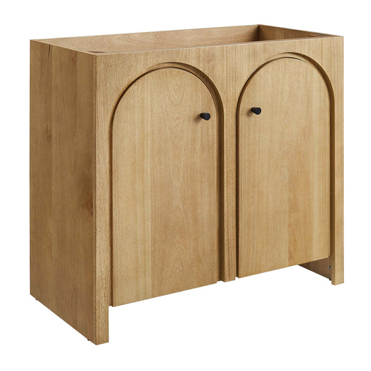 Appia 36" Bathroom Vanity Cabinet (Sink Basin Not Included) by Modway EEI-6540-OAK