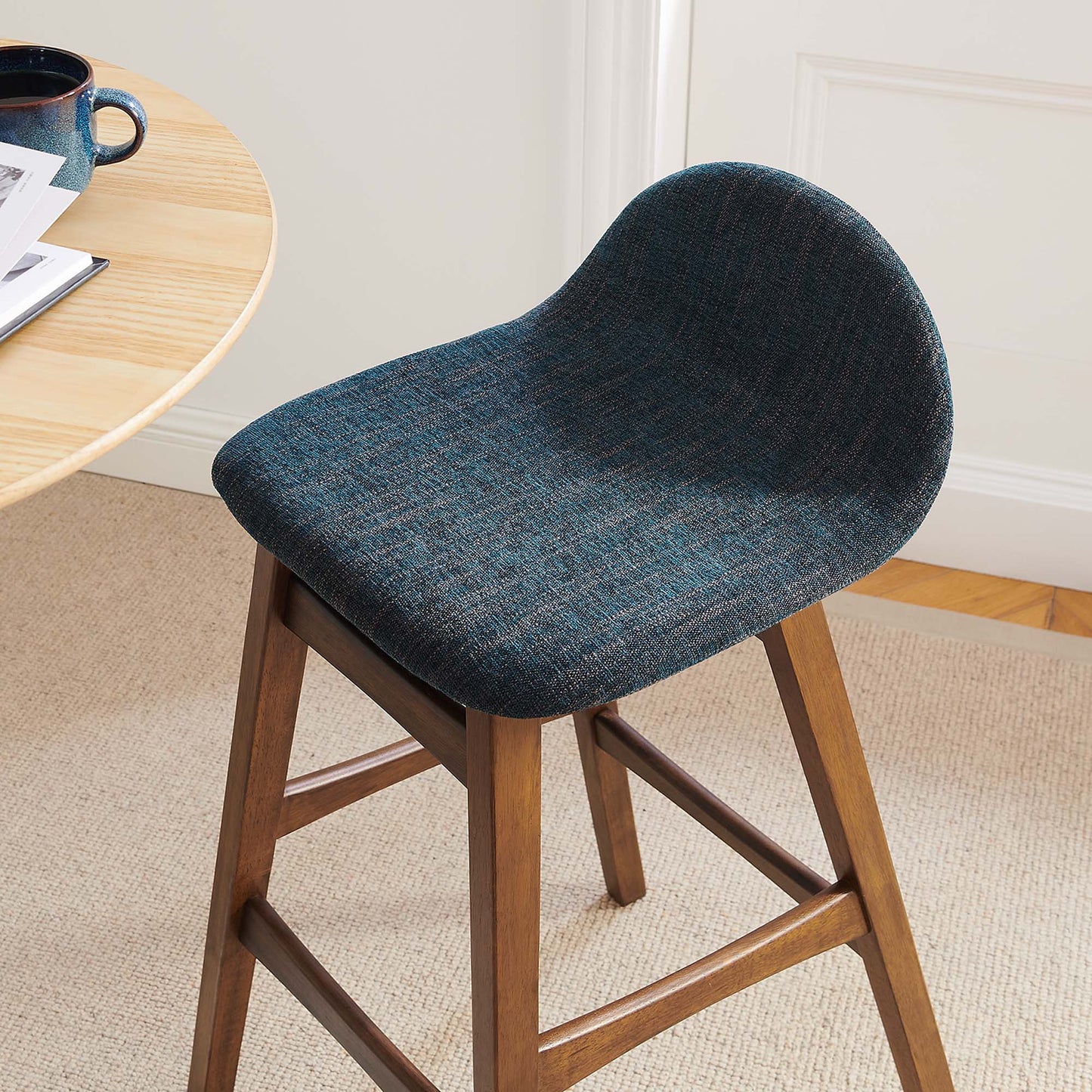 Juno Wood Bar Stool Set of 2 by Modway EEI-6553-HEA