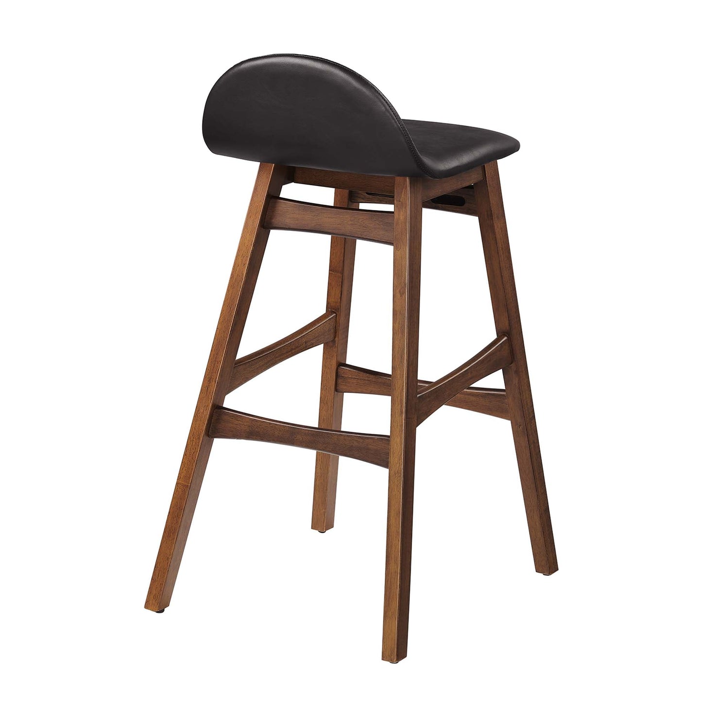 Juno Wood Bar Stool Set of 2 by Modway EEI-6554-BRN